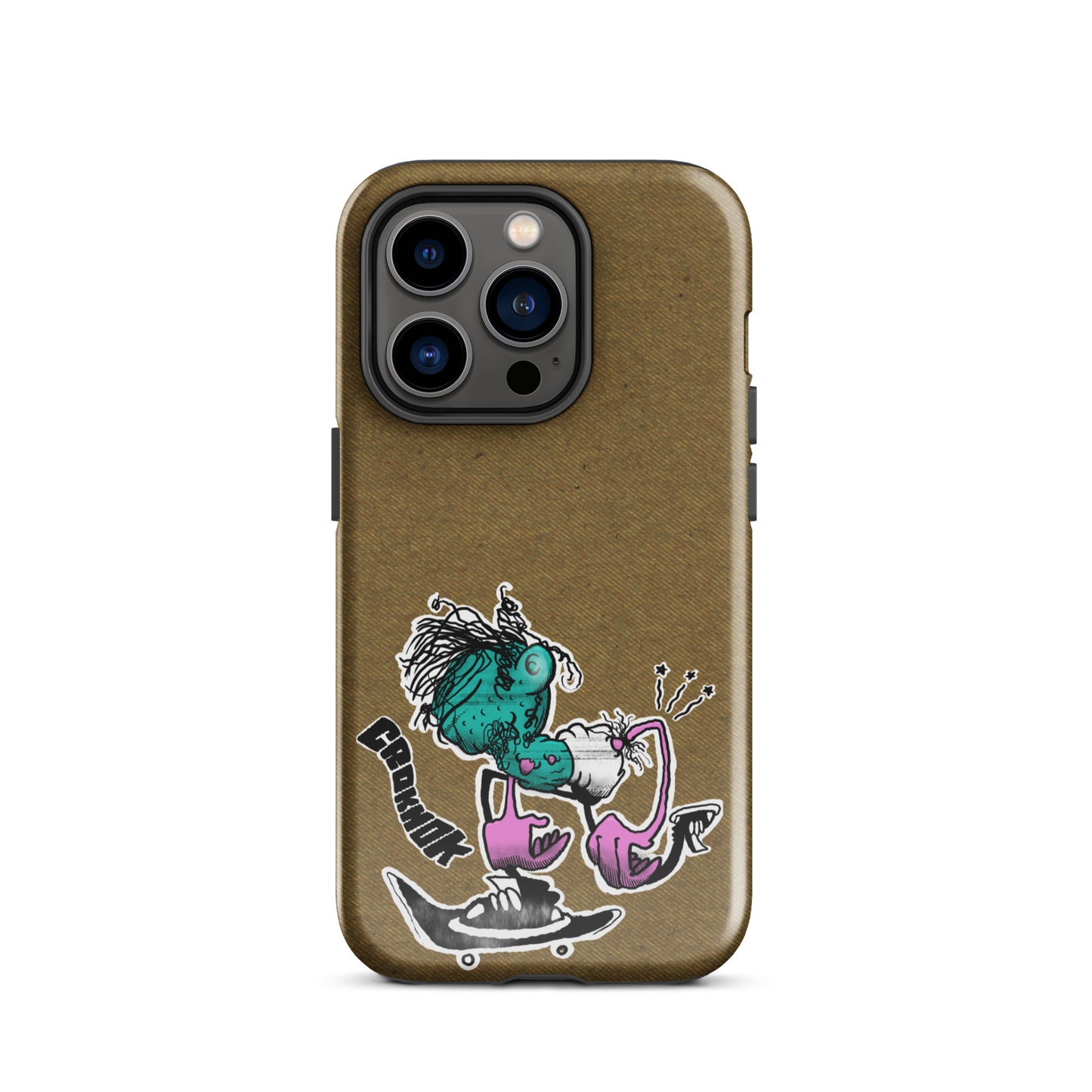 iPhone case - Skateboarding AS0028 Brown