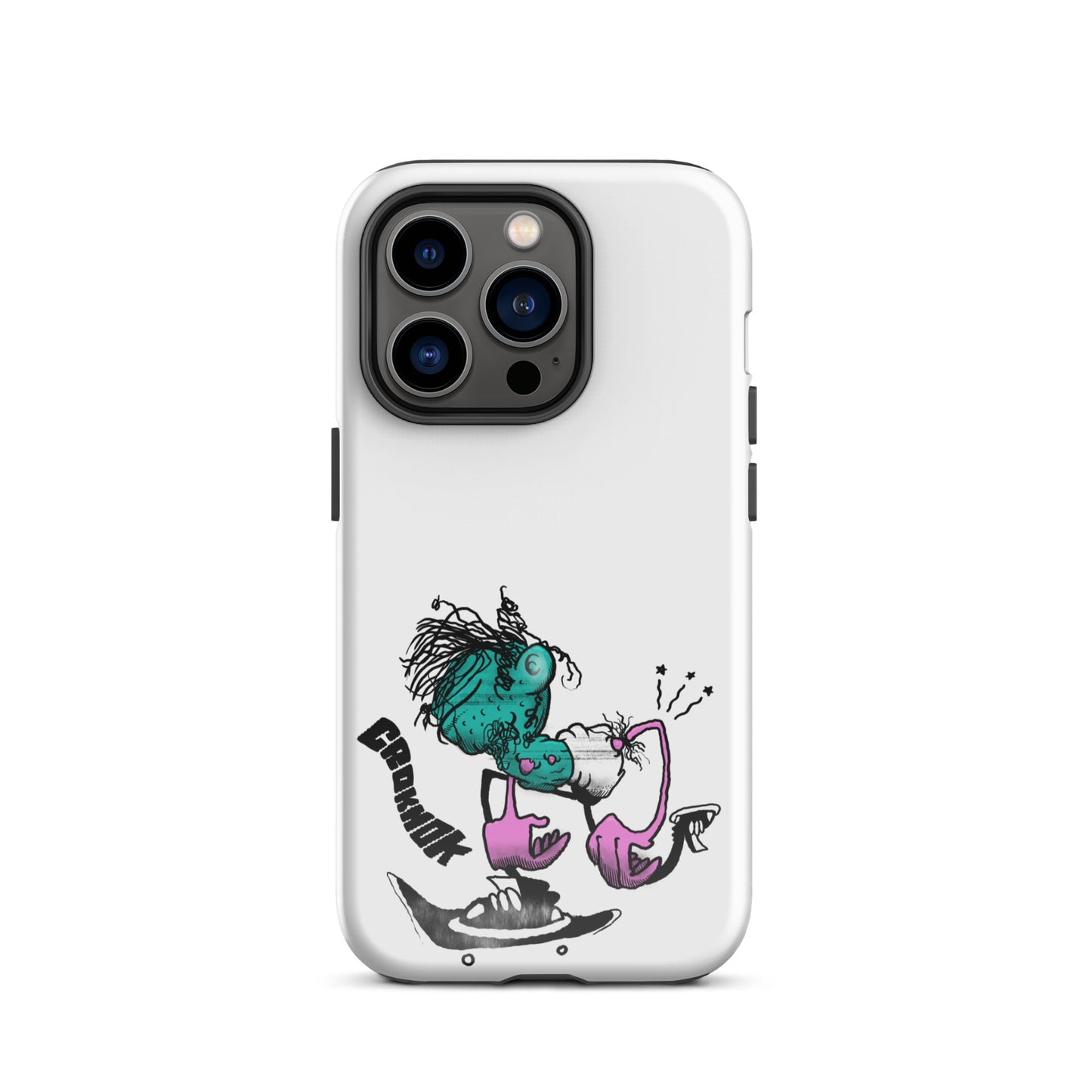 iPhone case - Skateboarding AS0028 White