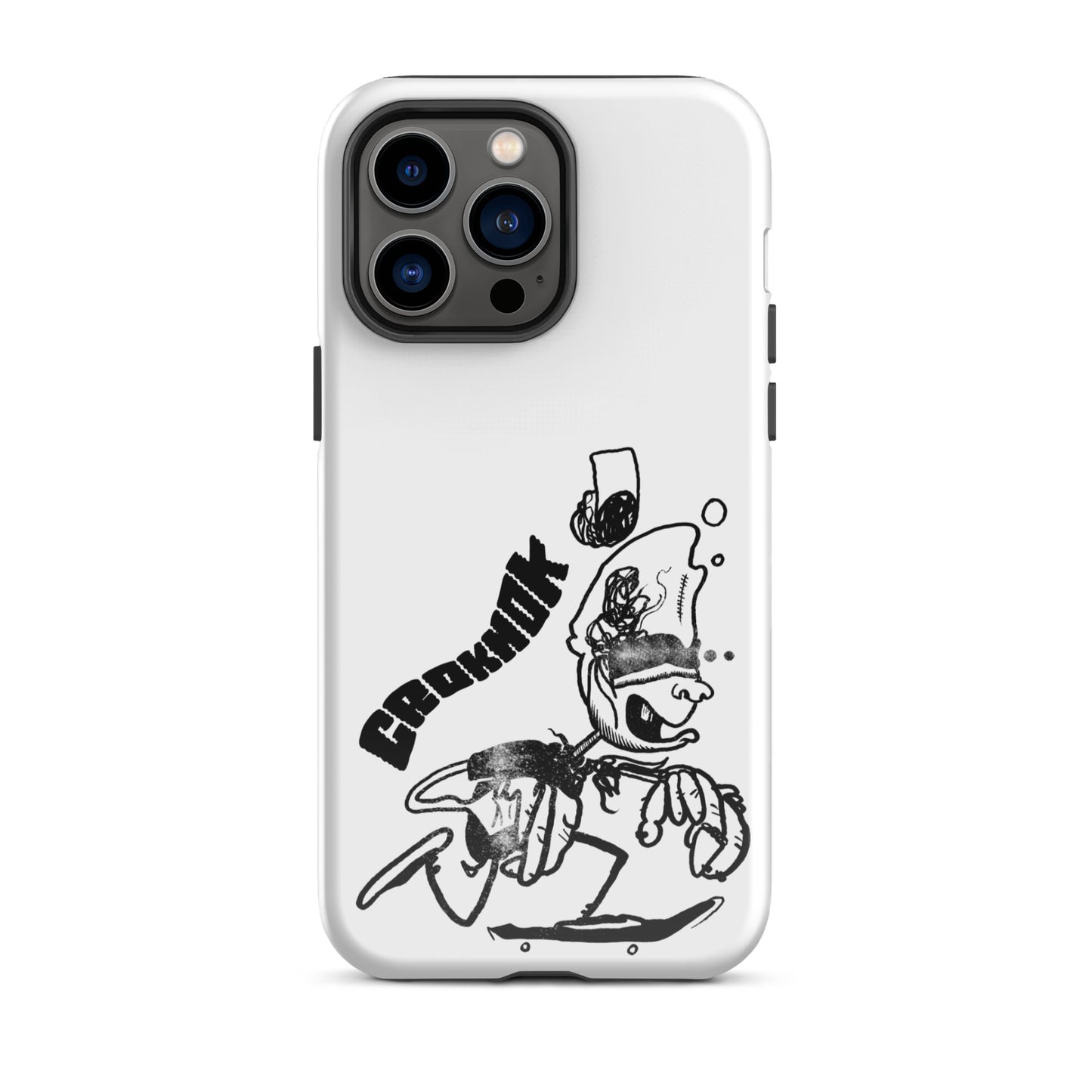 iPhone case - Skateboarding AS0016 White