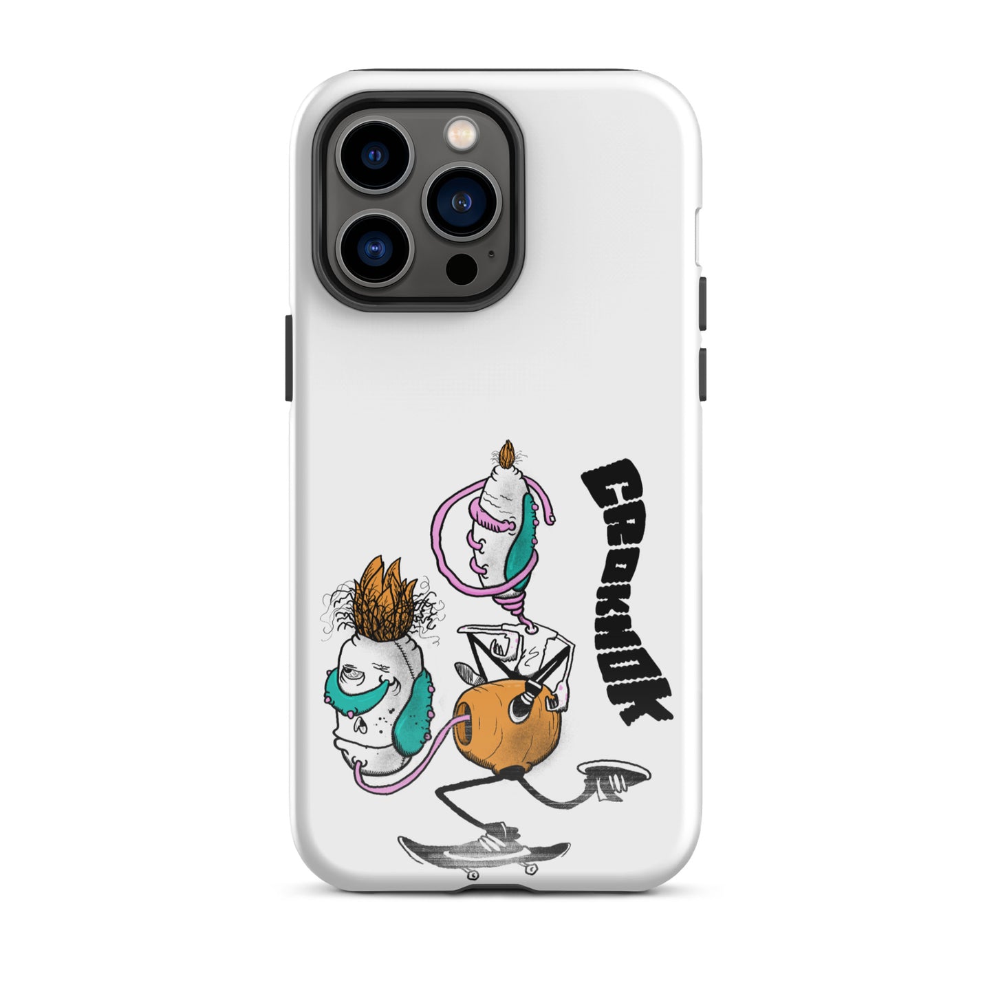 iPhone case - Skateboarding AS0025 White