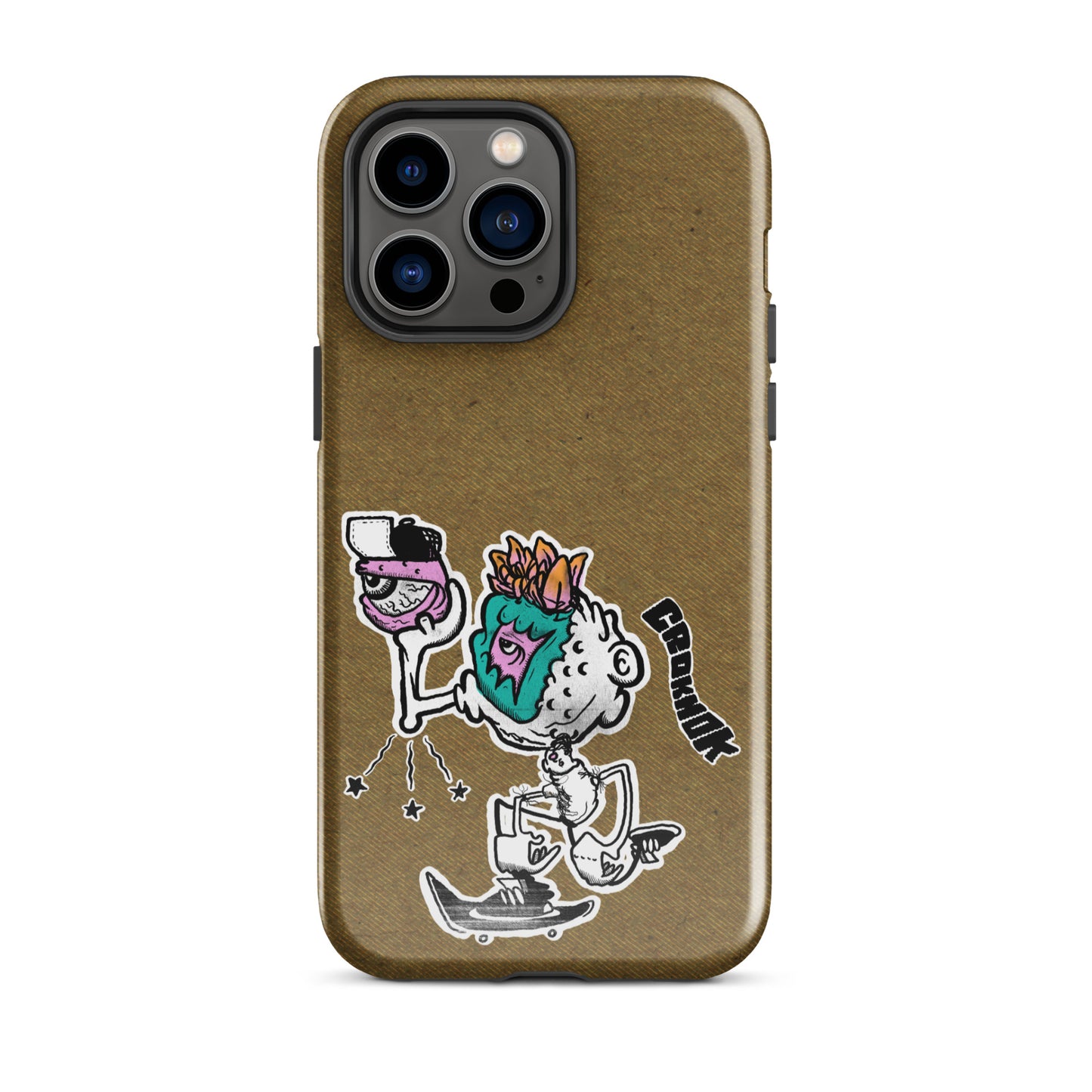 iPhone case - Skateboarding AS0025 Brown