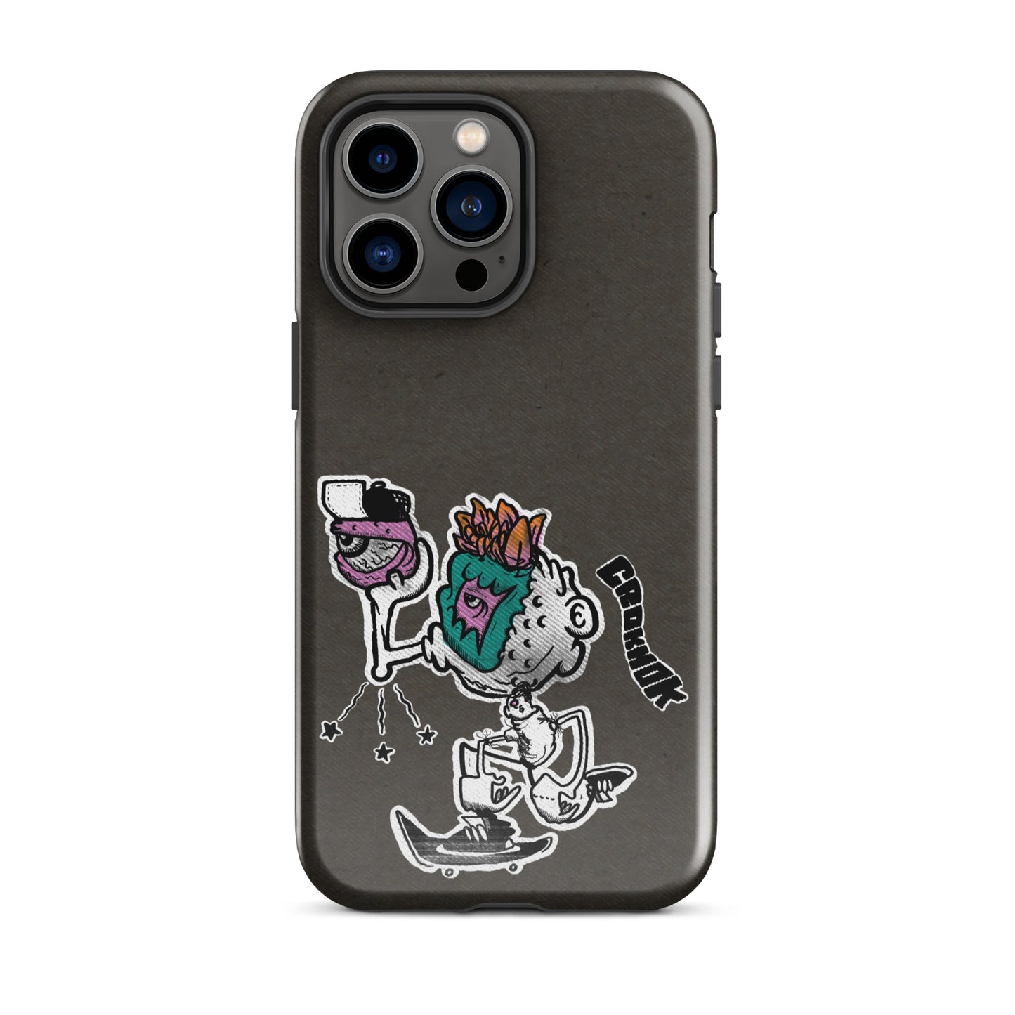 iPhone case - Skateboarding AS0025 grey