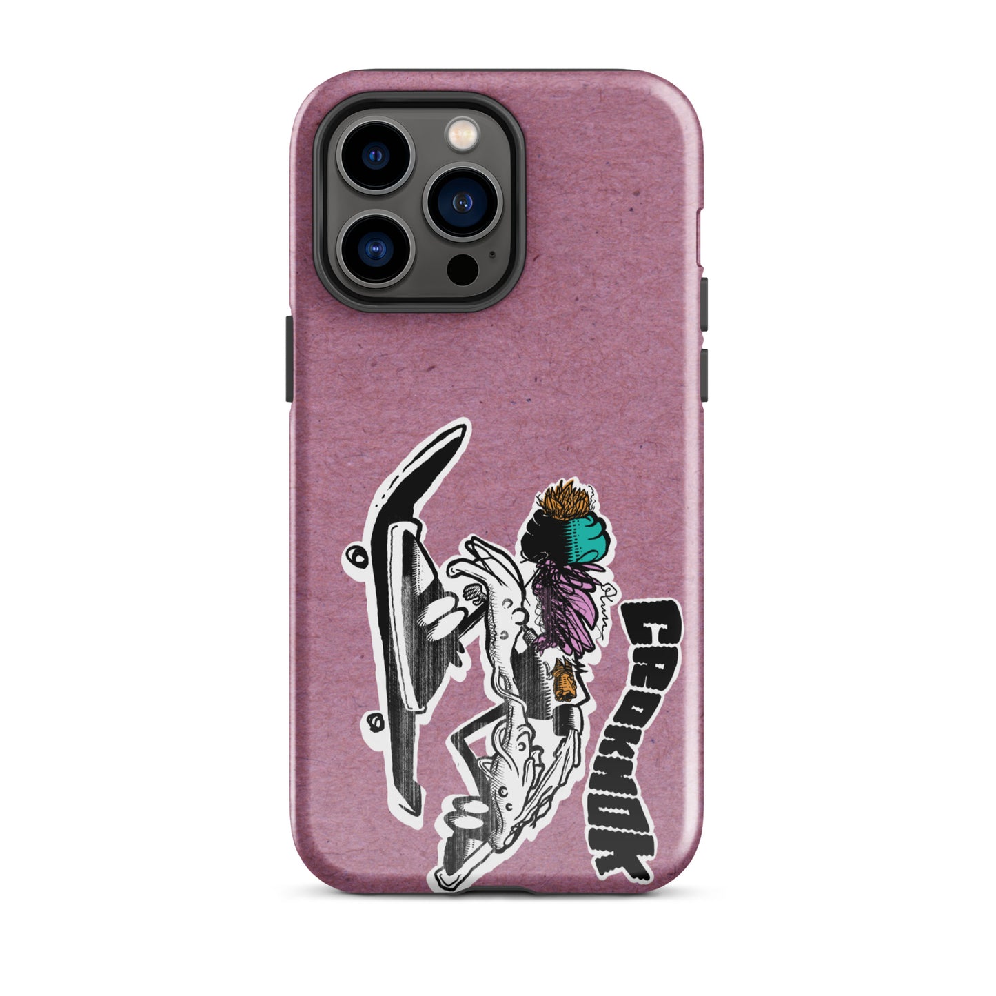 iPhone case - Skateboarding AS0035 Pink