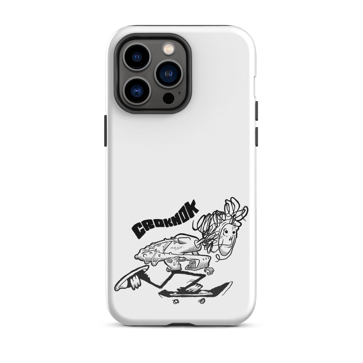 iPhone case - Skateboarding AS0039 White