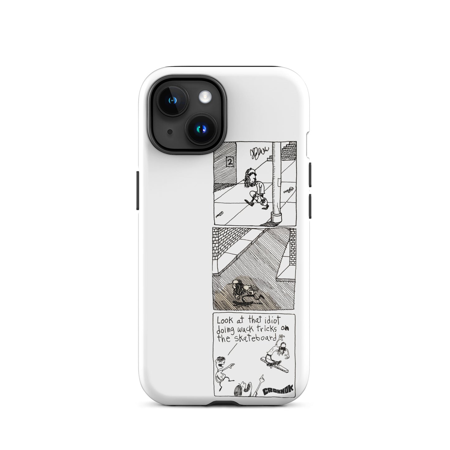 iphone case - skateboarding comics 2308