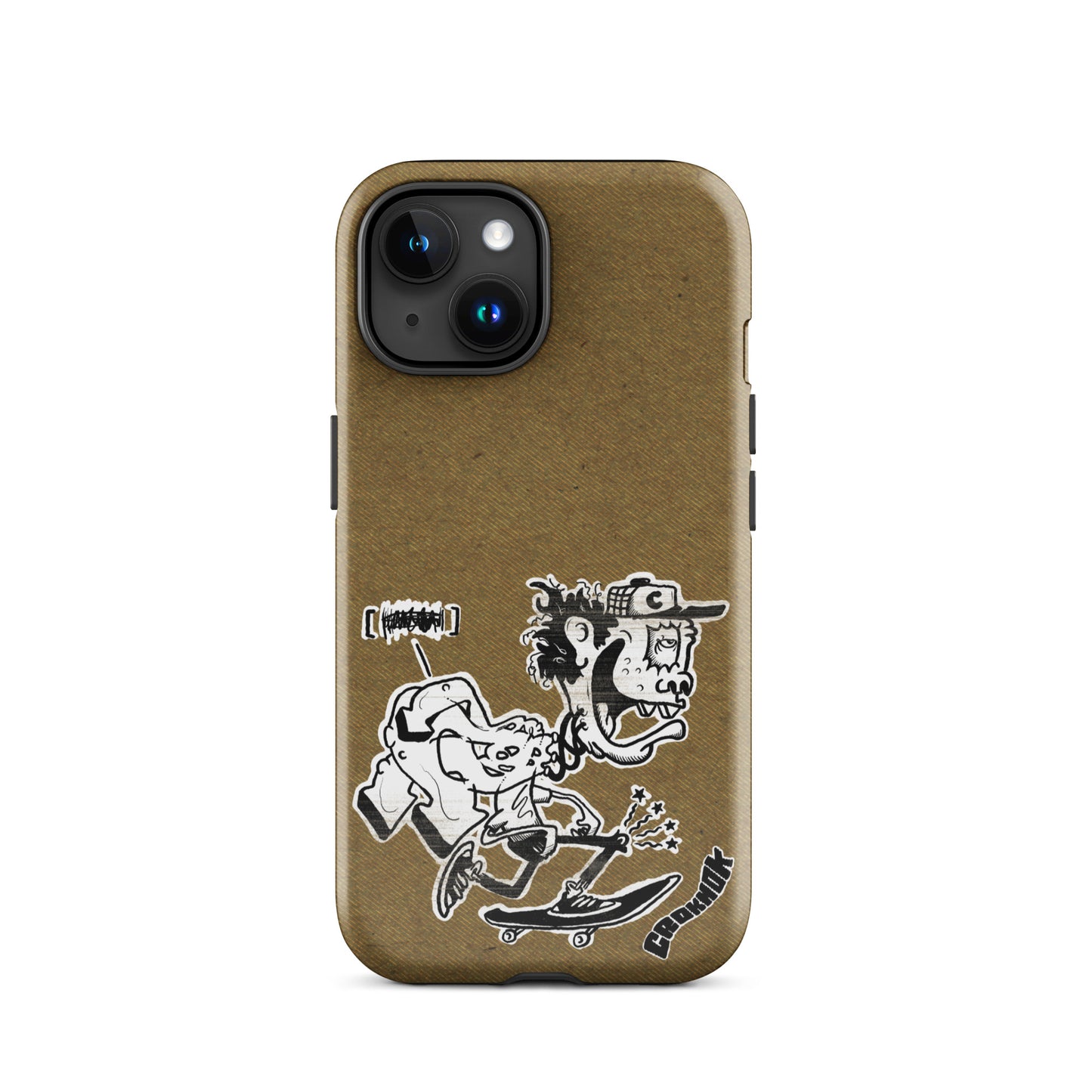 iPhone case - Skateboarding AS0017 Brown