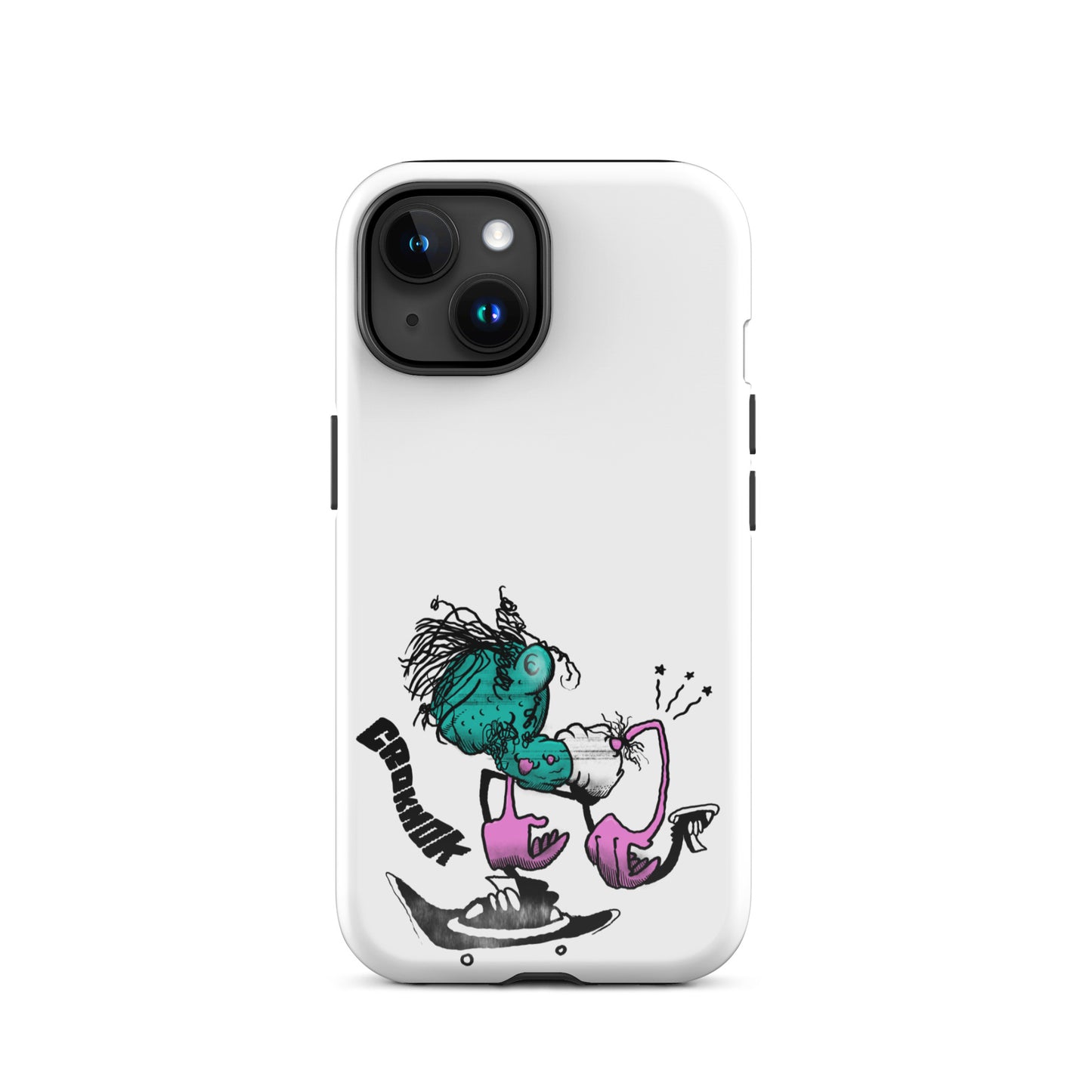 iPhone case - Skateboarding AS0028 White