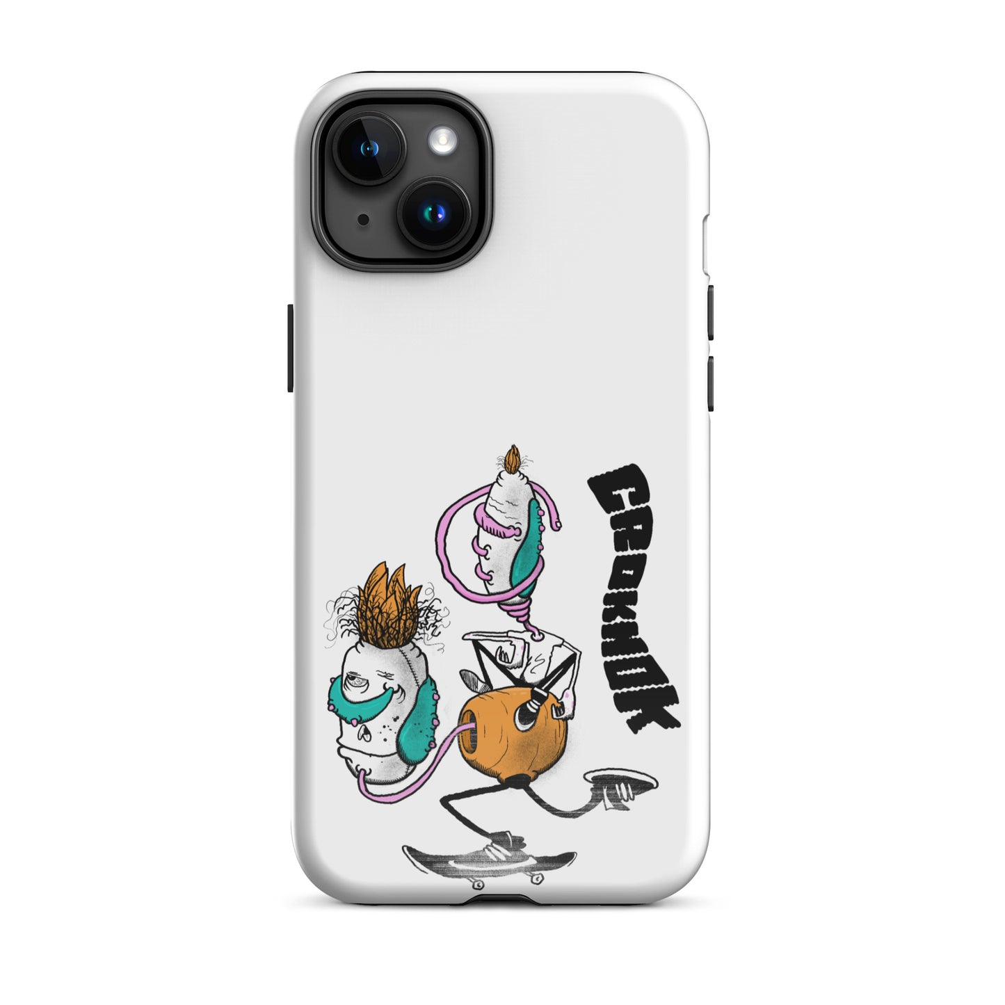 iPhone case - Skateboarding AS0025 White