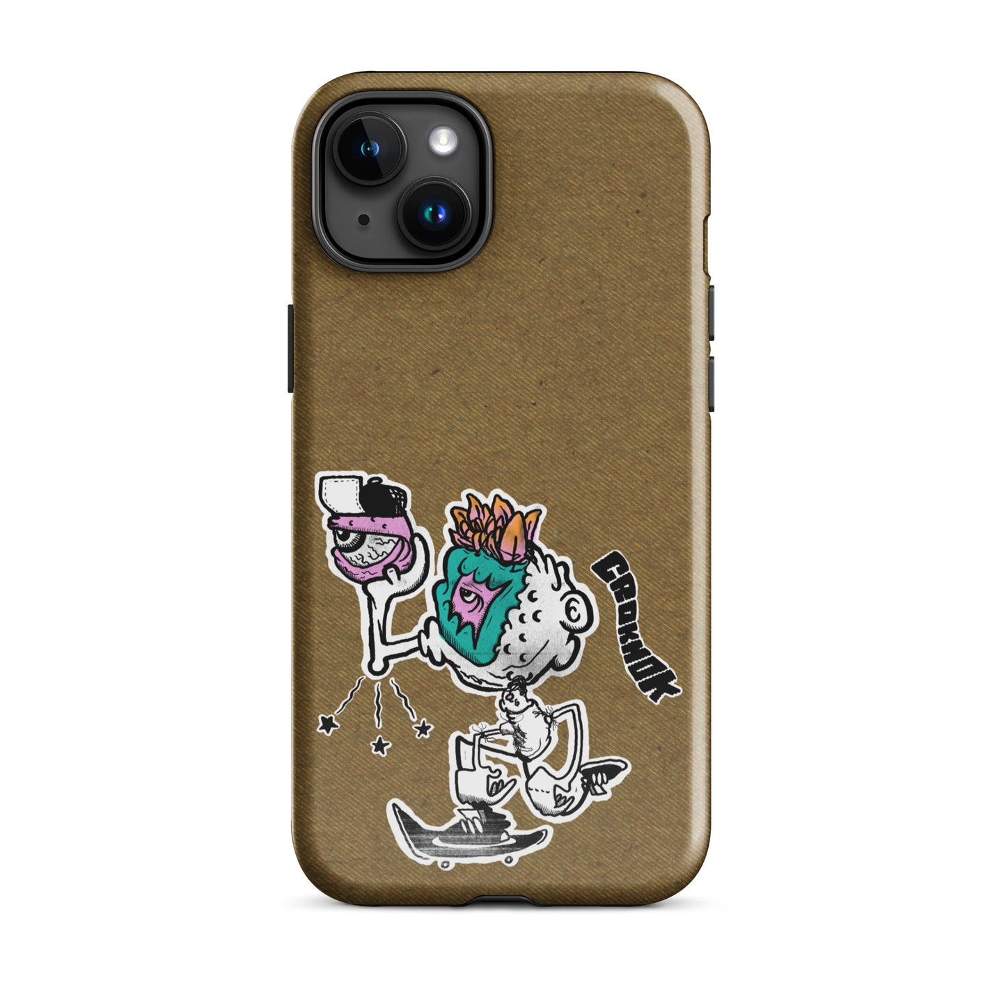 iPhone case - Skateboarding AS0025 Brown