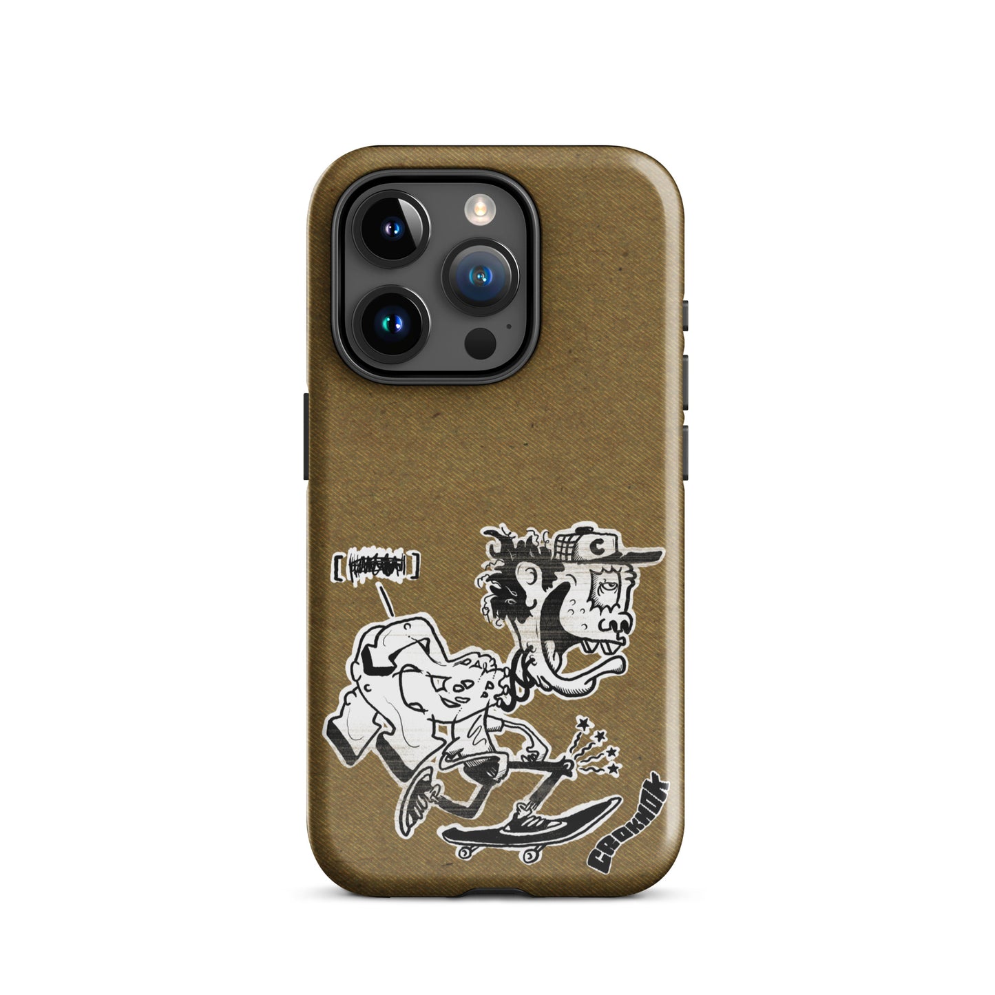 iPhone case - Skateboarding AS0017 Brown