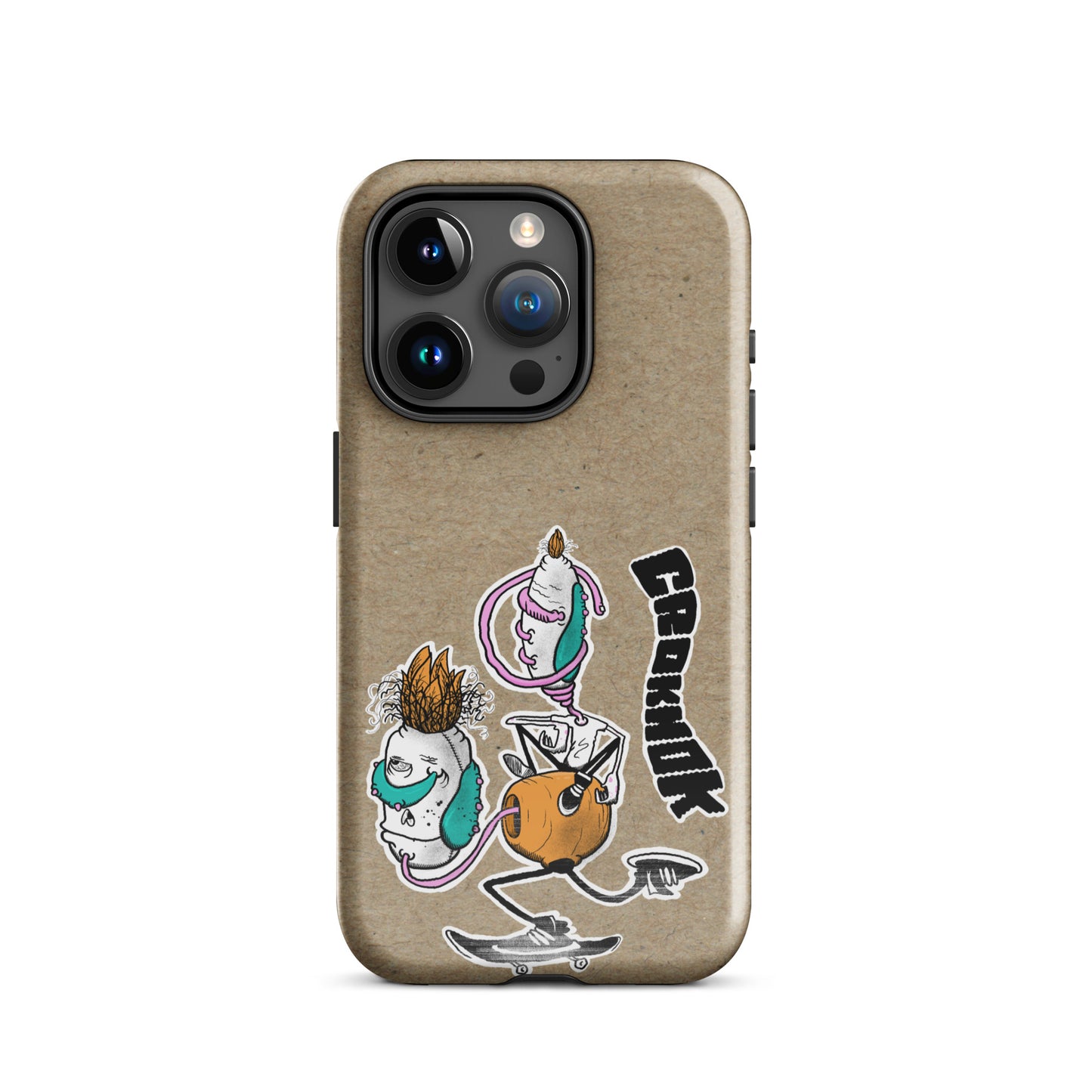 iPhone case - Skateboarding AS0025 beigh