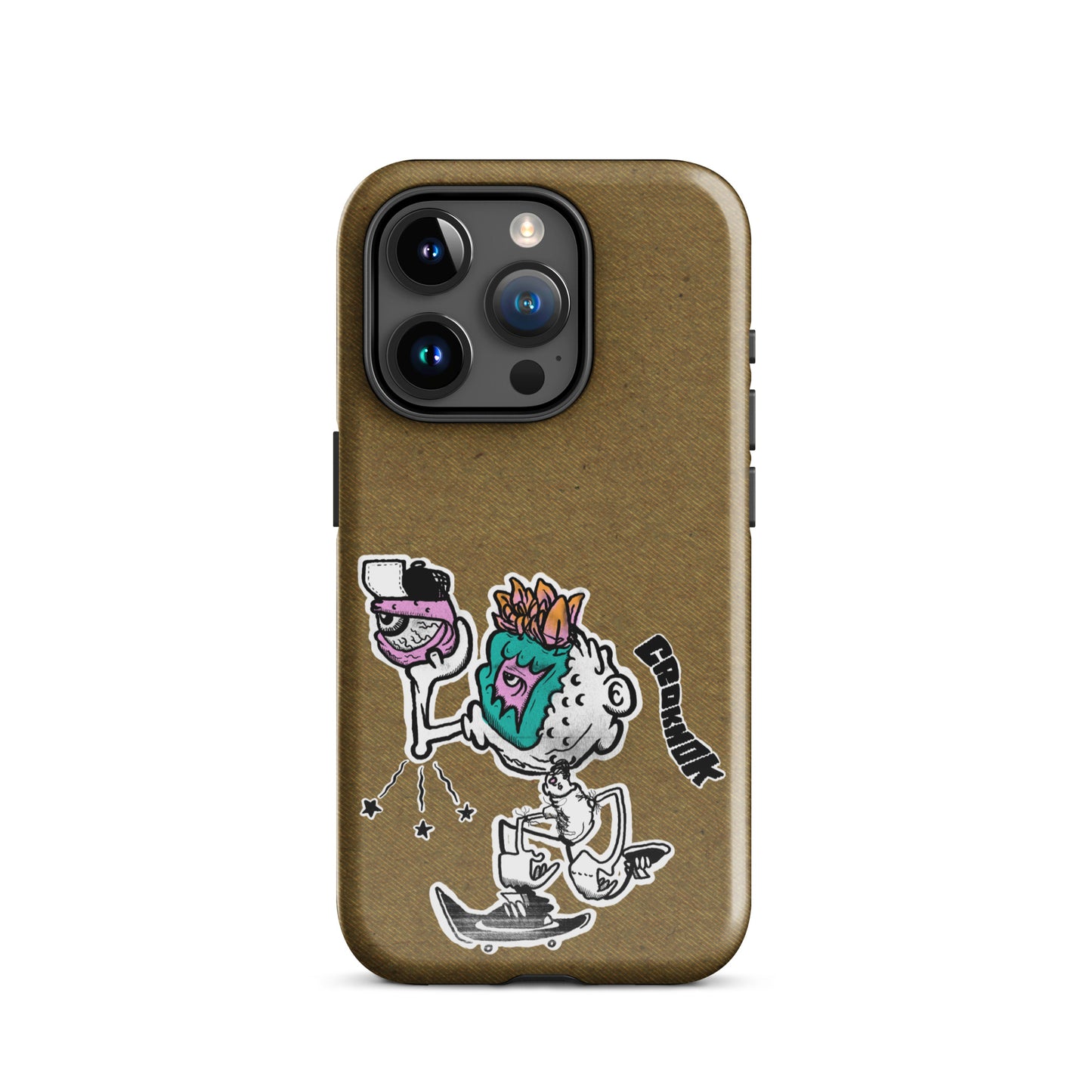 iPhone case - Skateboarding AS0025 Brown