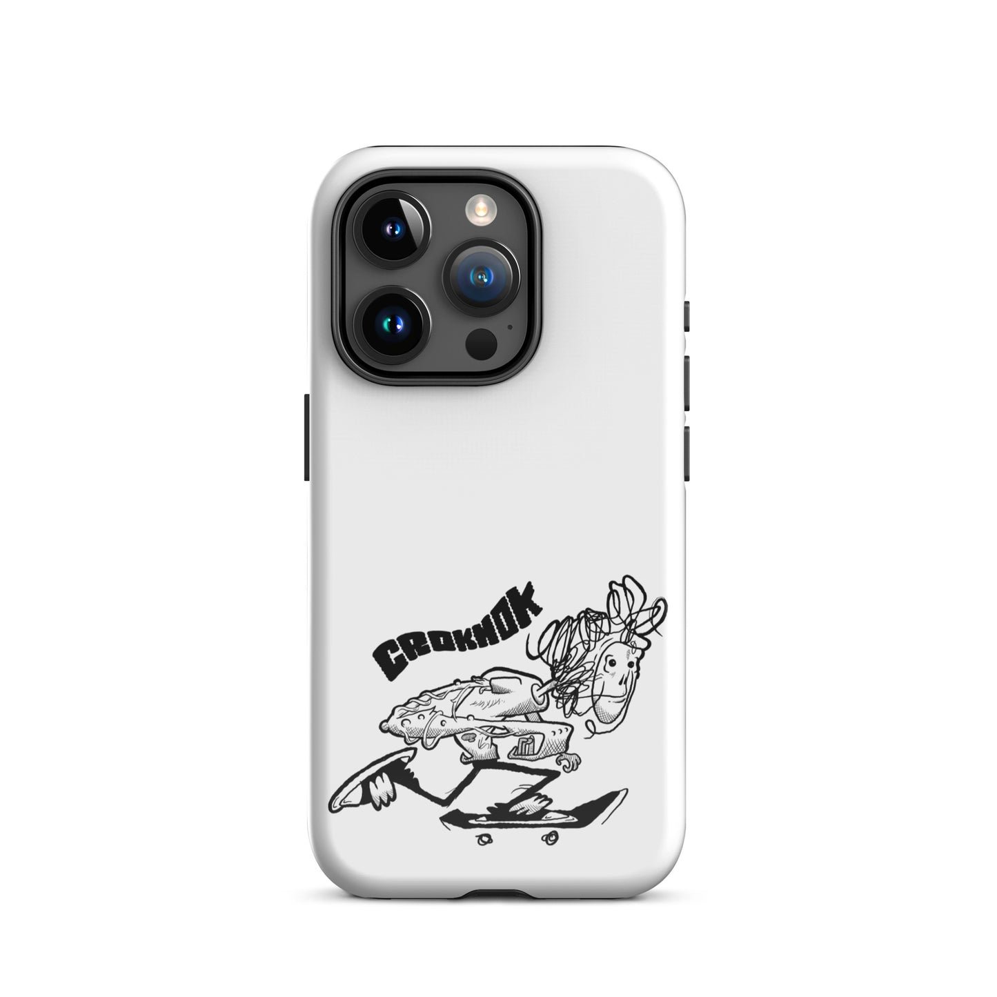 iPhone case - Skateboarding AS0039 White