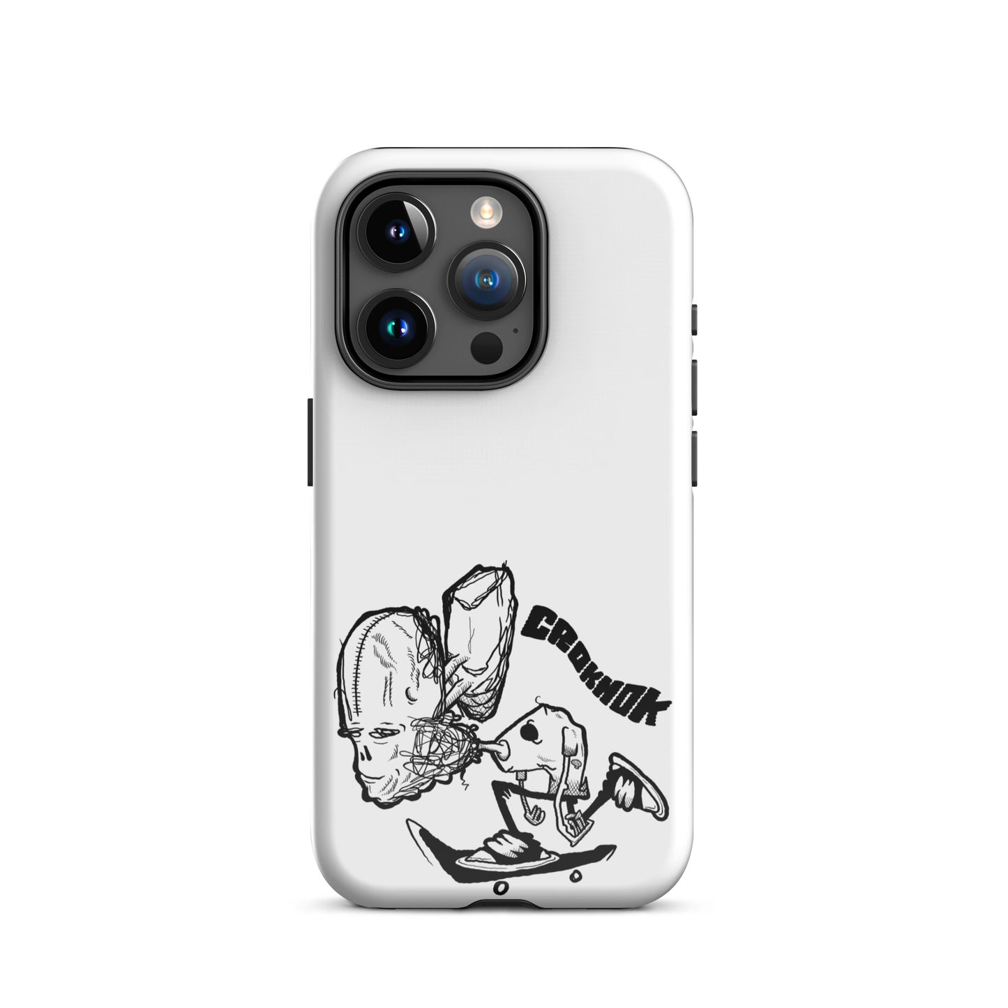 iPhone case - Skateboarding AS0037 White