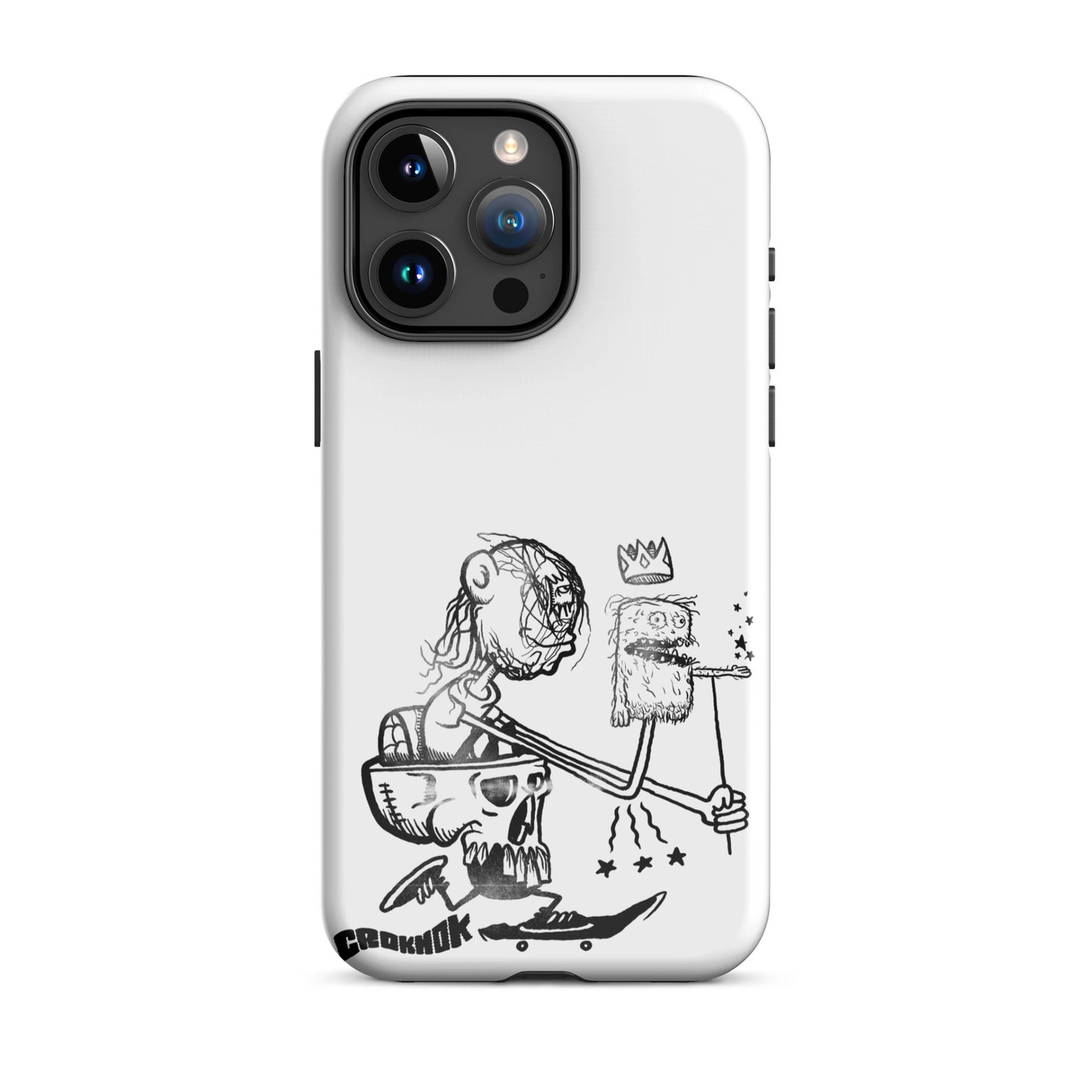 iPhone case - Skateboarding AS0019 White