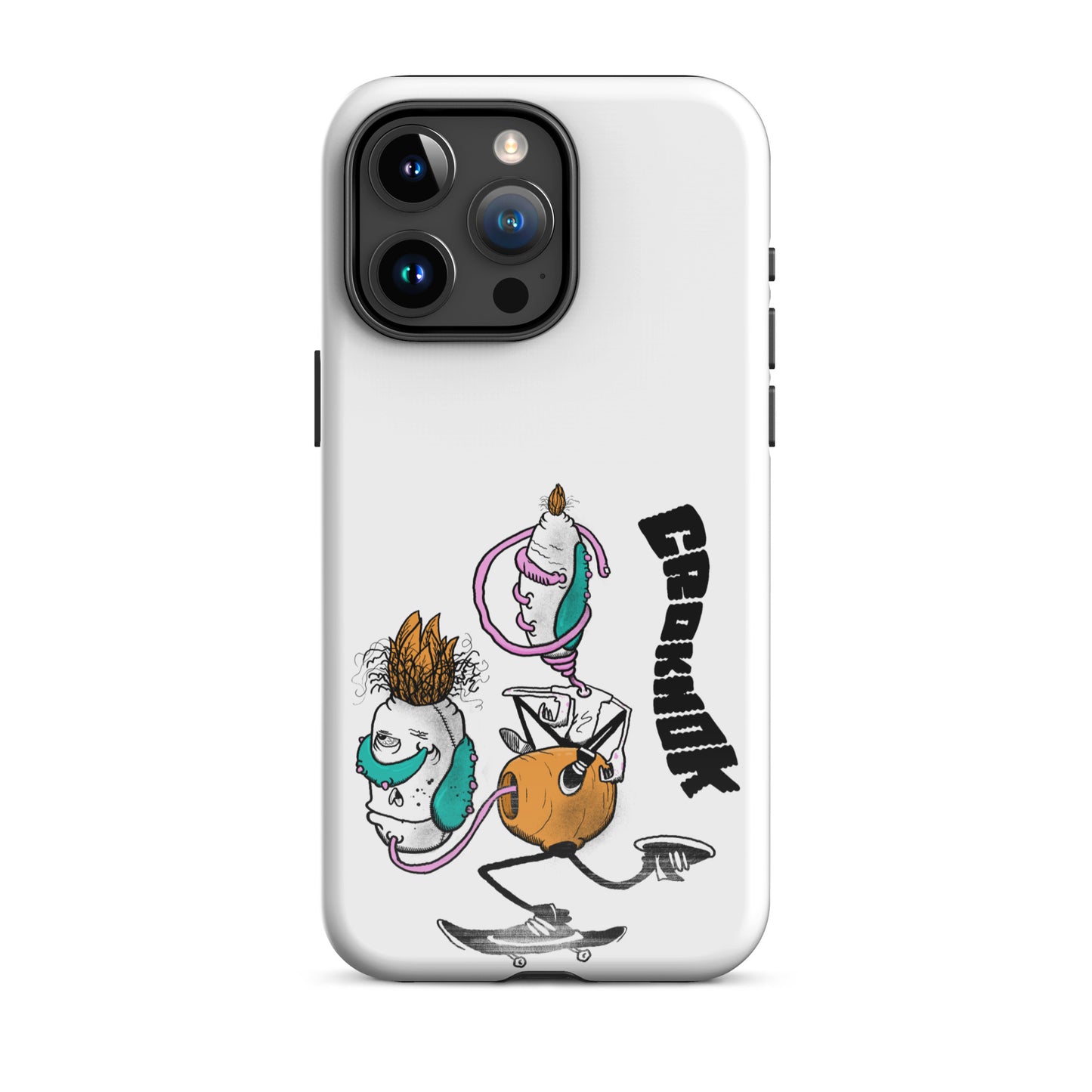 iPhone case - Skateboarding AS0025 White