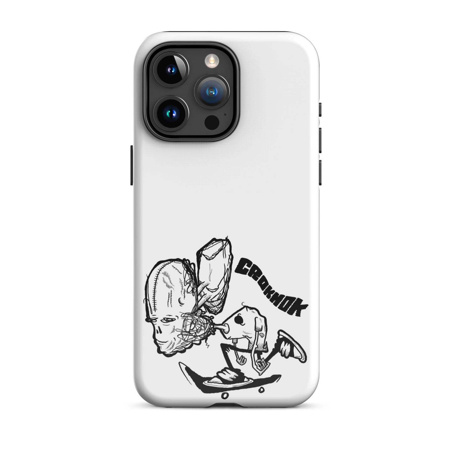 iPhone case - Skateboarding AS0037 White