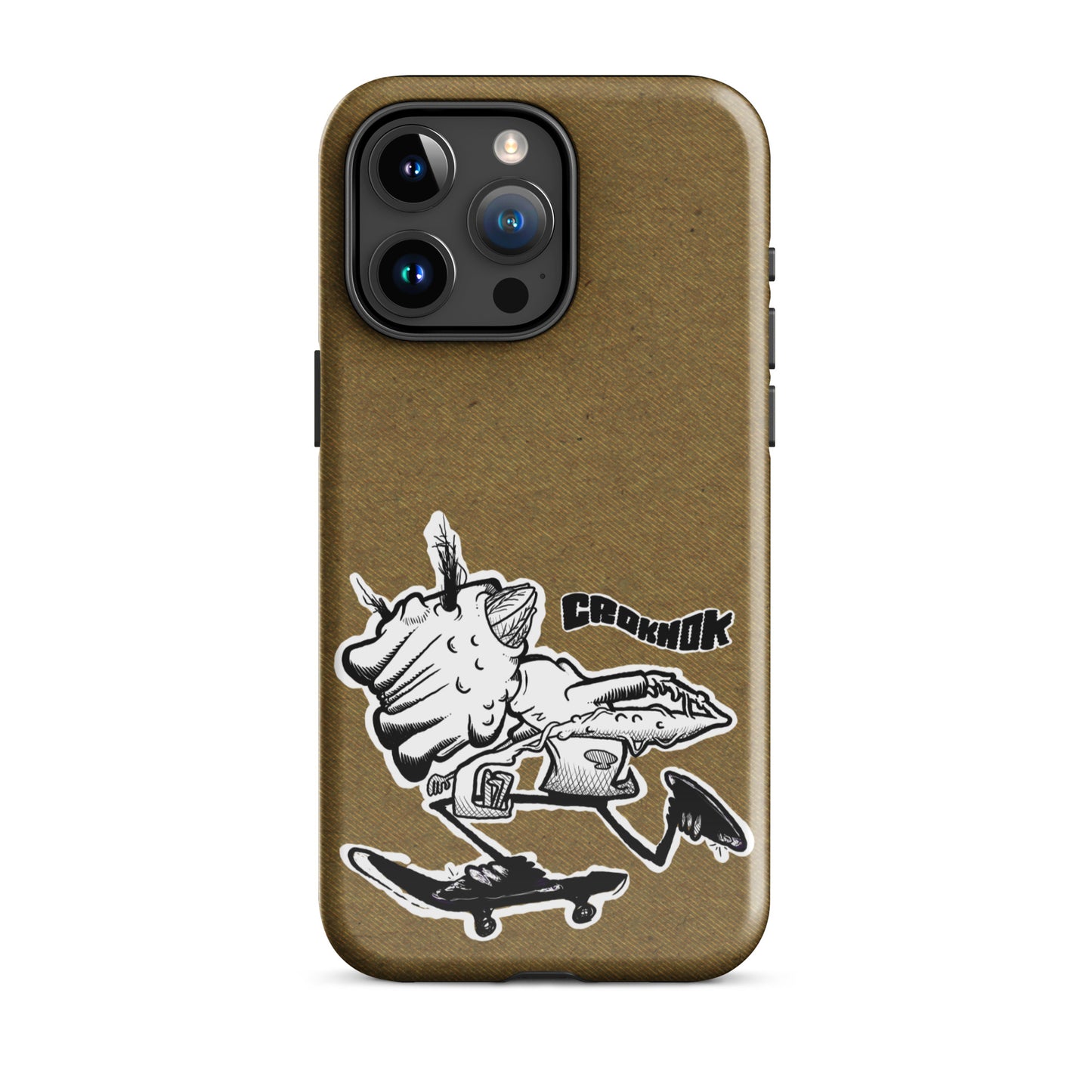 iPhone case - Skateboarding AS0036 Brown