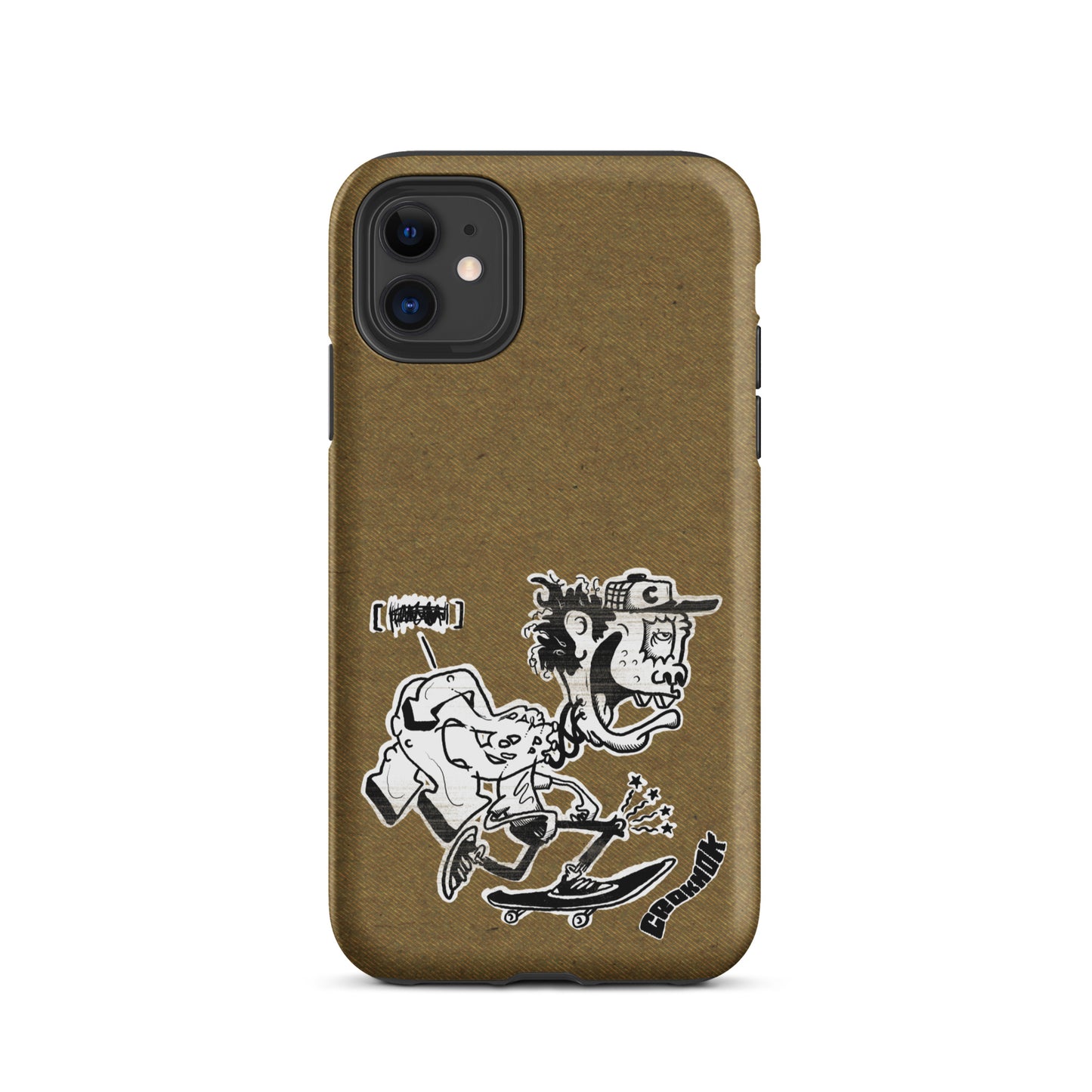 iPhone case - Skateboarding AS0017 Brown