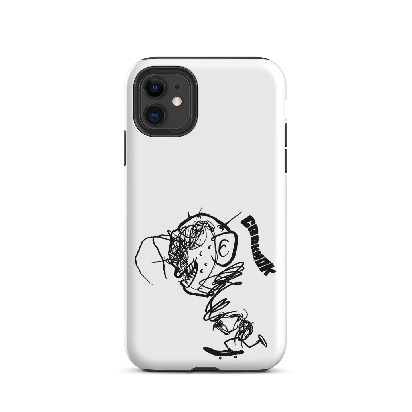 iPhone case - Skateboarding AS0021 White