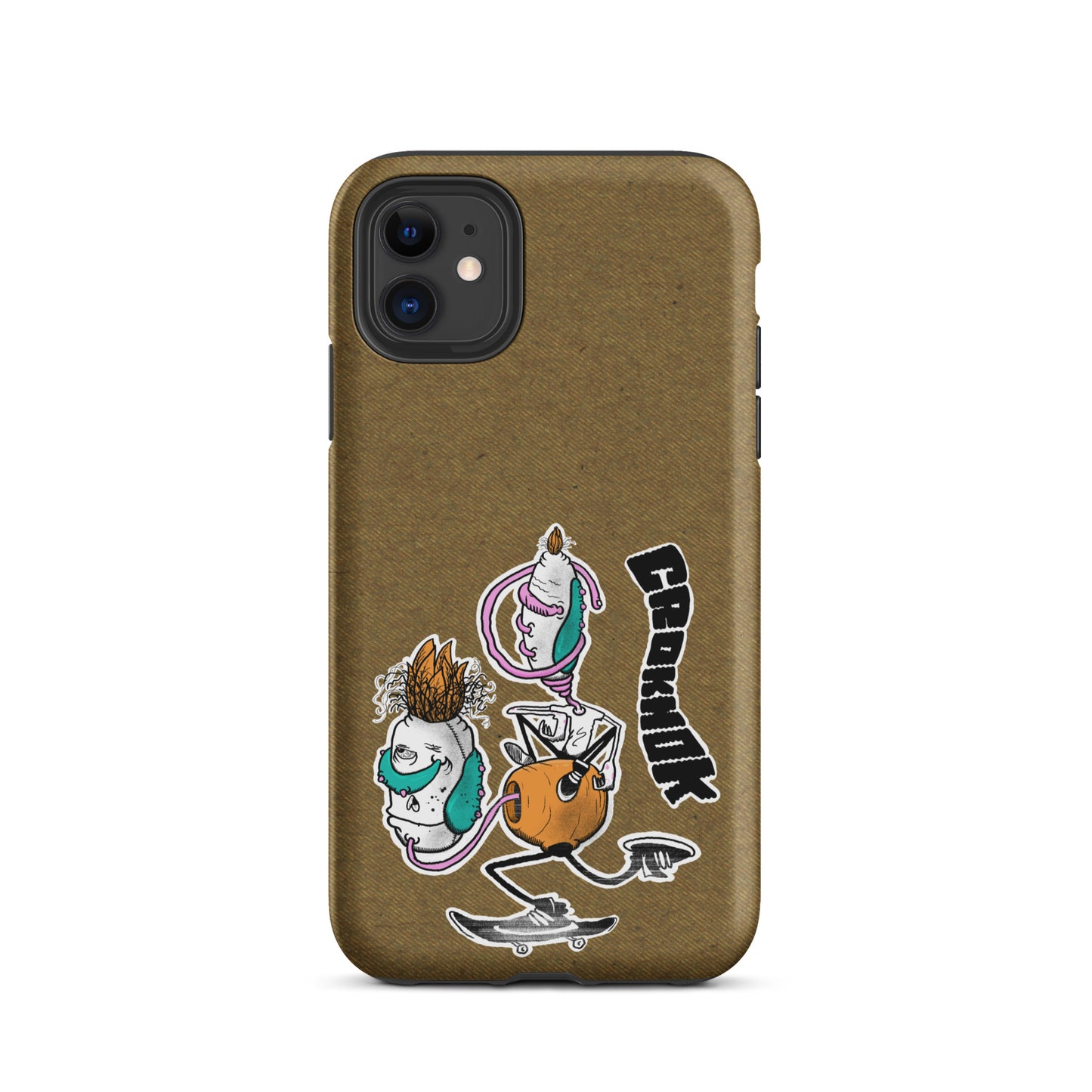 iPhone case - Skateboarding AS0025 Brown