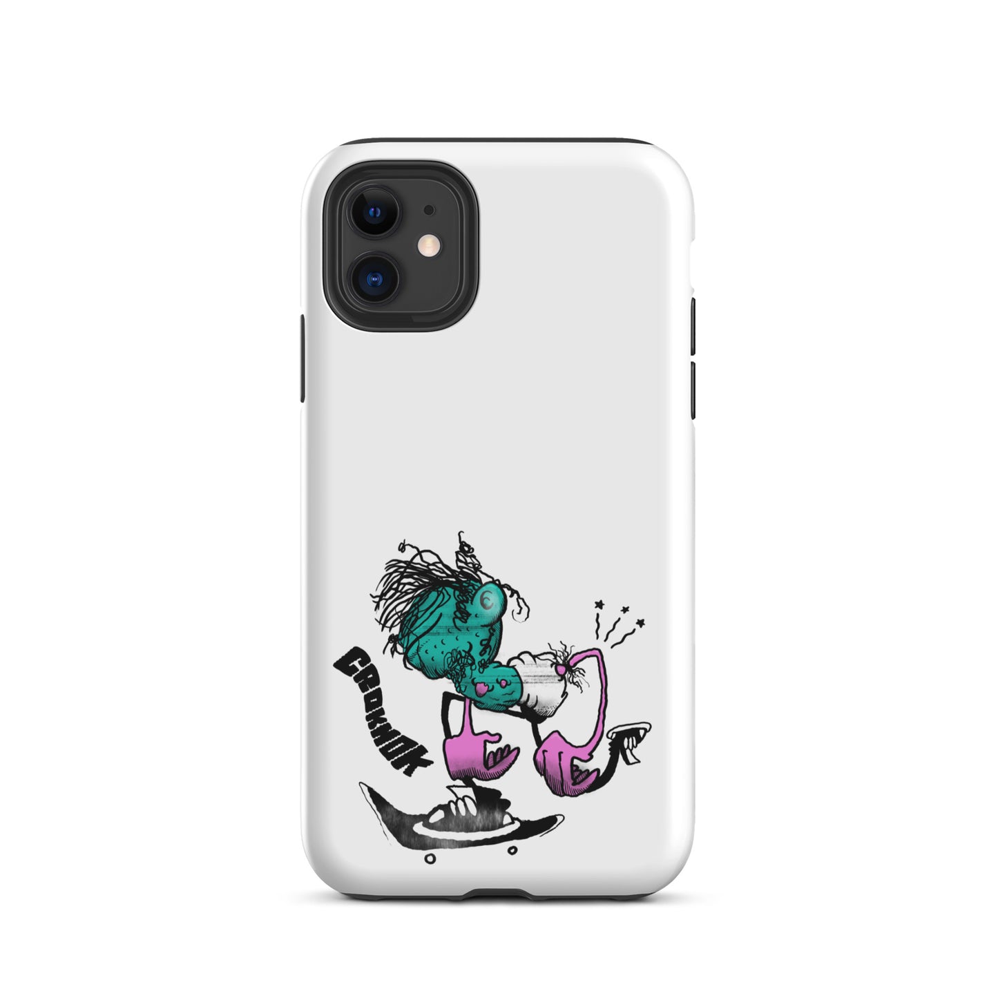 iPhone case - Skateboarding AS0028 White