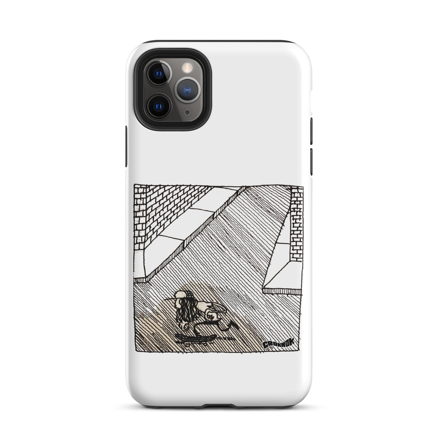 iphone case - skateboarding comics 2309