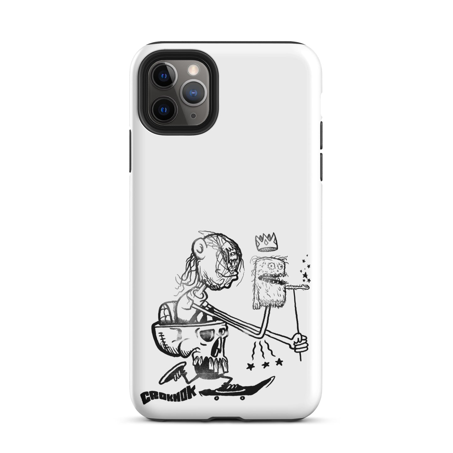 iPhone case - Skateboarding AS0019 White