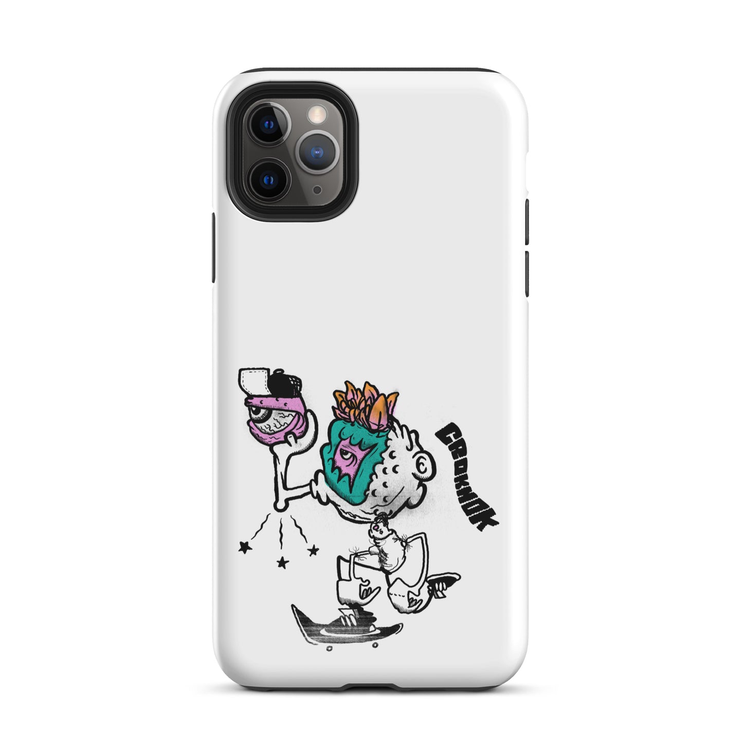 iPhone case - Skateboarding AS0025 White