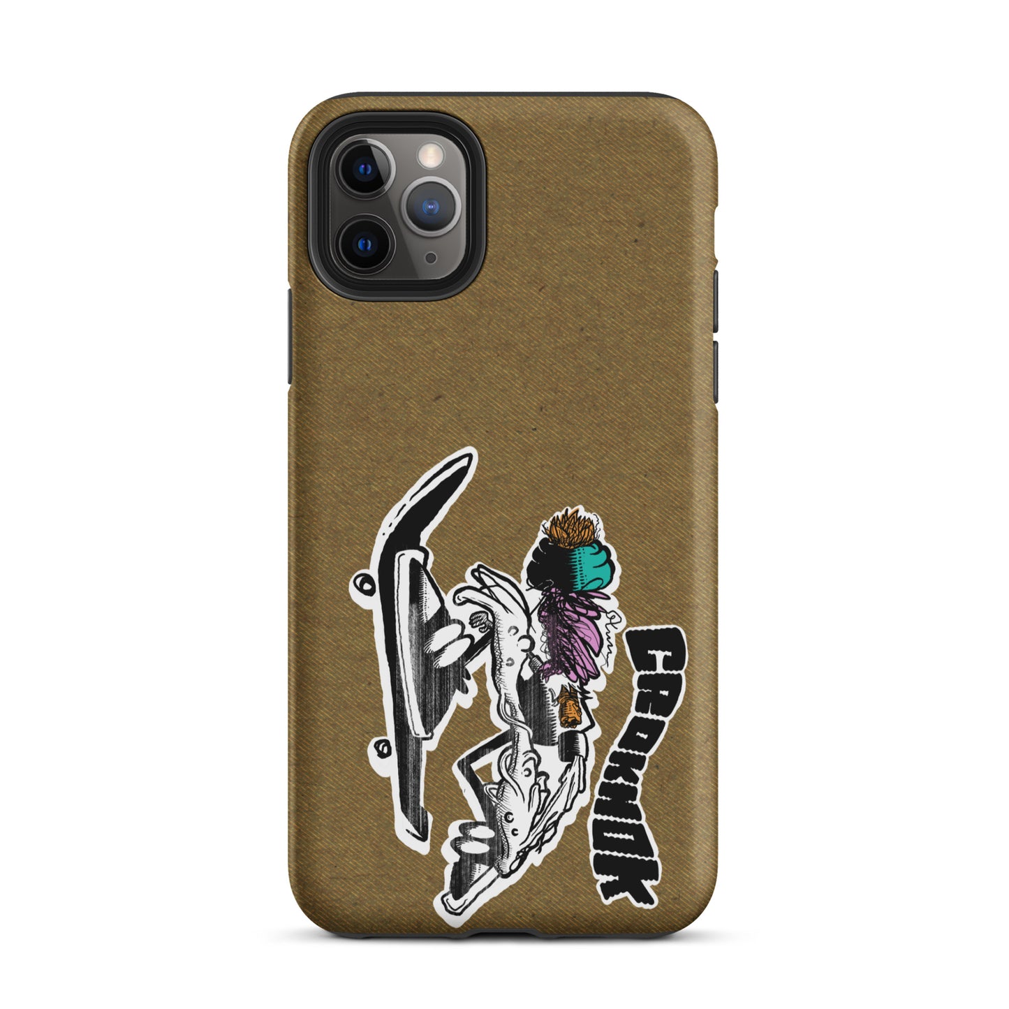 iPhone case - Skateboarding AS0035 Brown