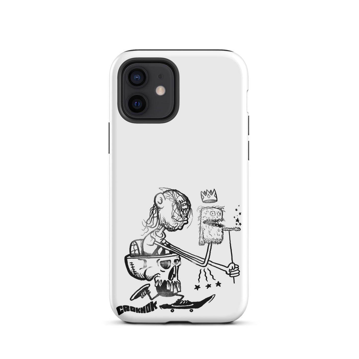 iPhone case - Skateboarding AS0019 White