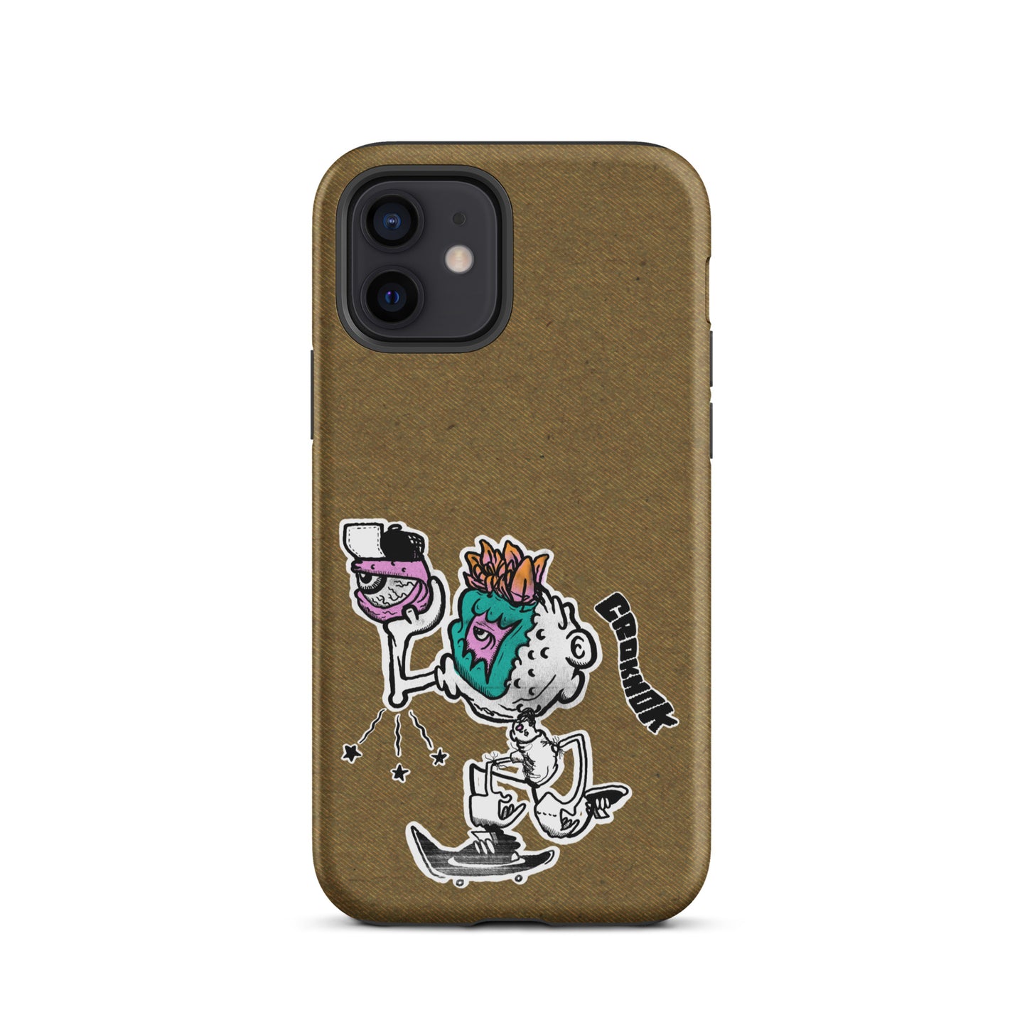 iPhone case - Skateboarding AS0025 Brown