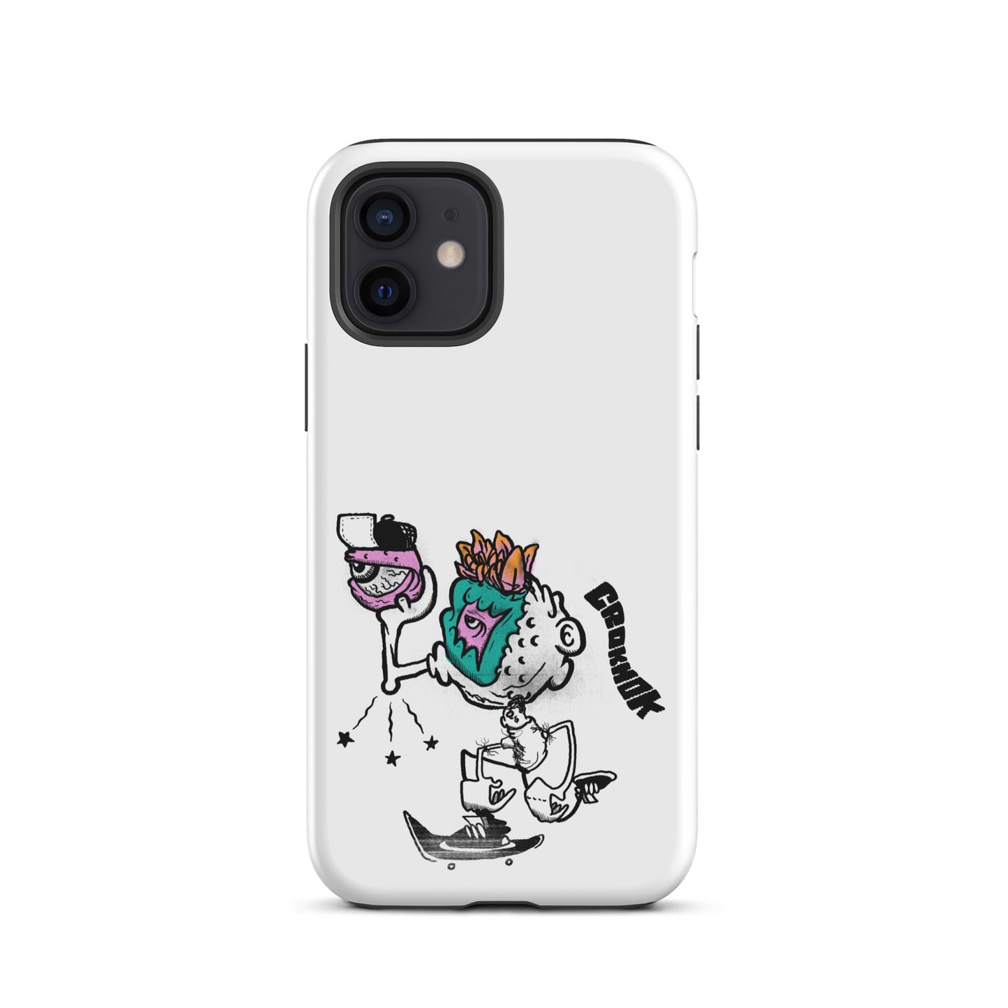 iPhone case - Skateboarding AS0025 White