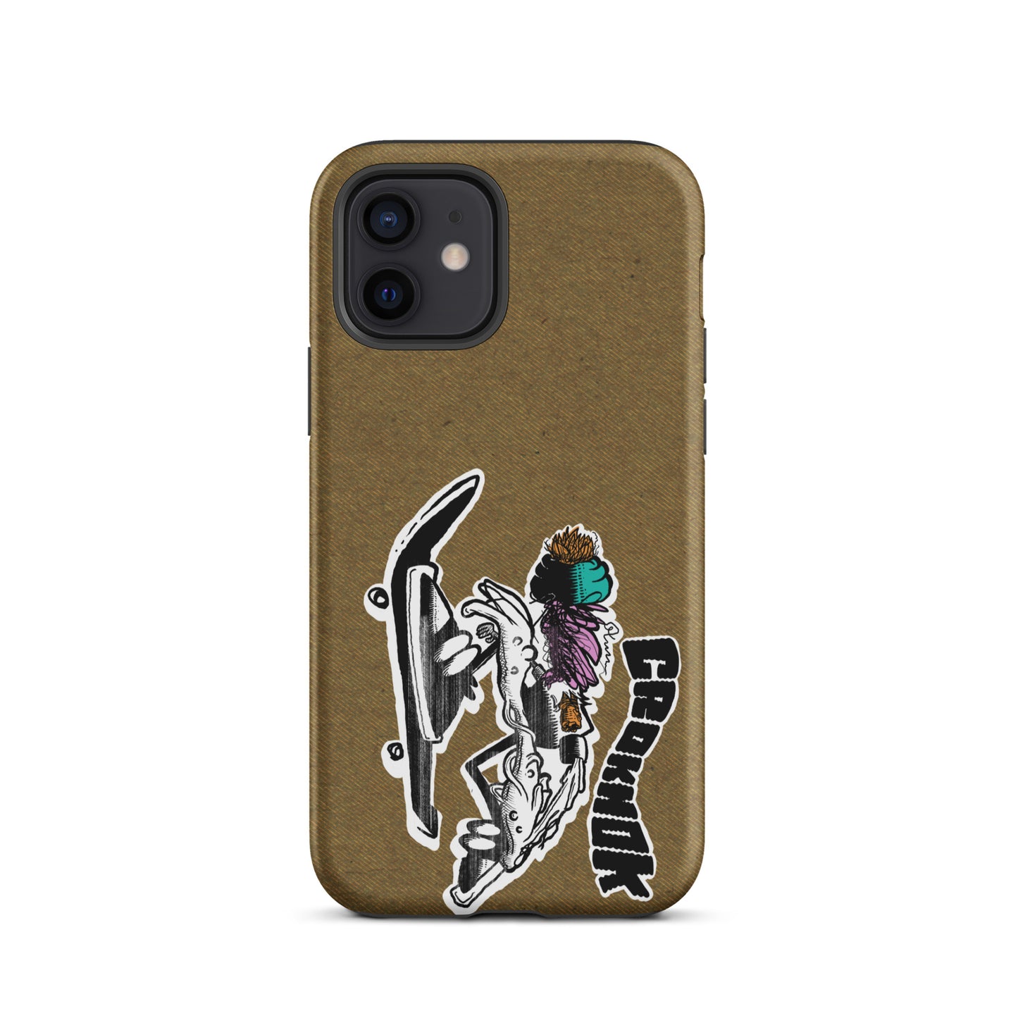 iPhone case - Skateboarding AS0035 Brown