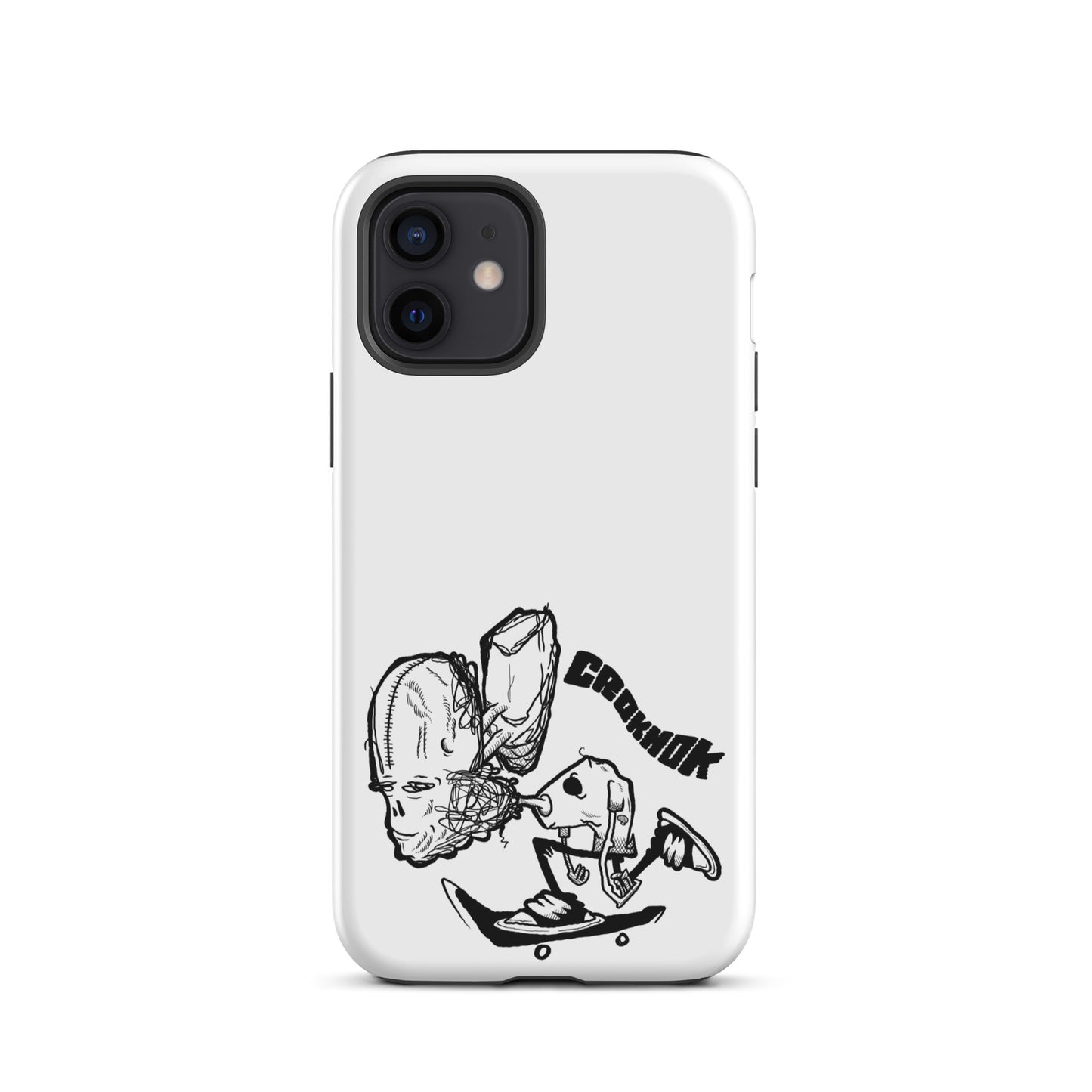 iPhone case - Skateboarding AS0037 White