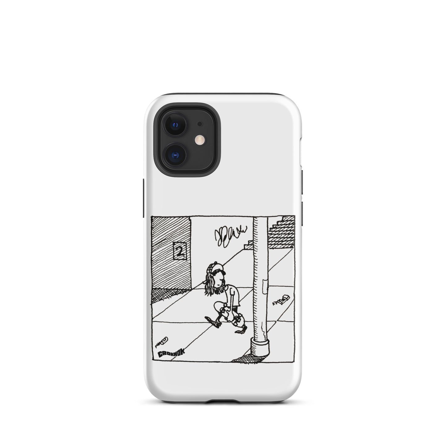 iphone case - skateboarding comics 2308