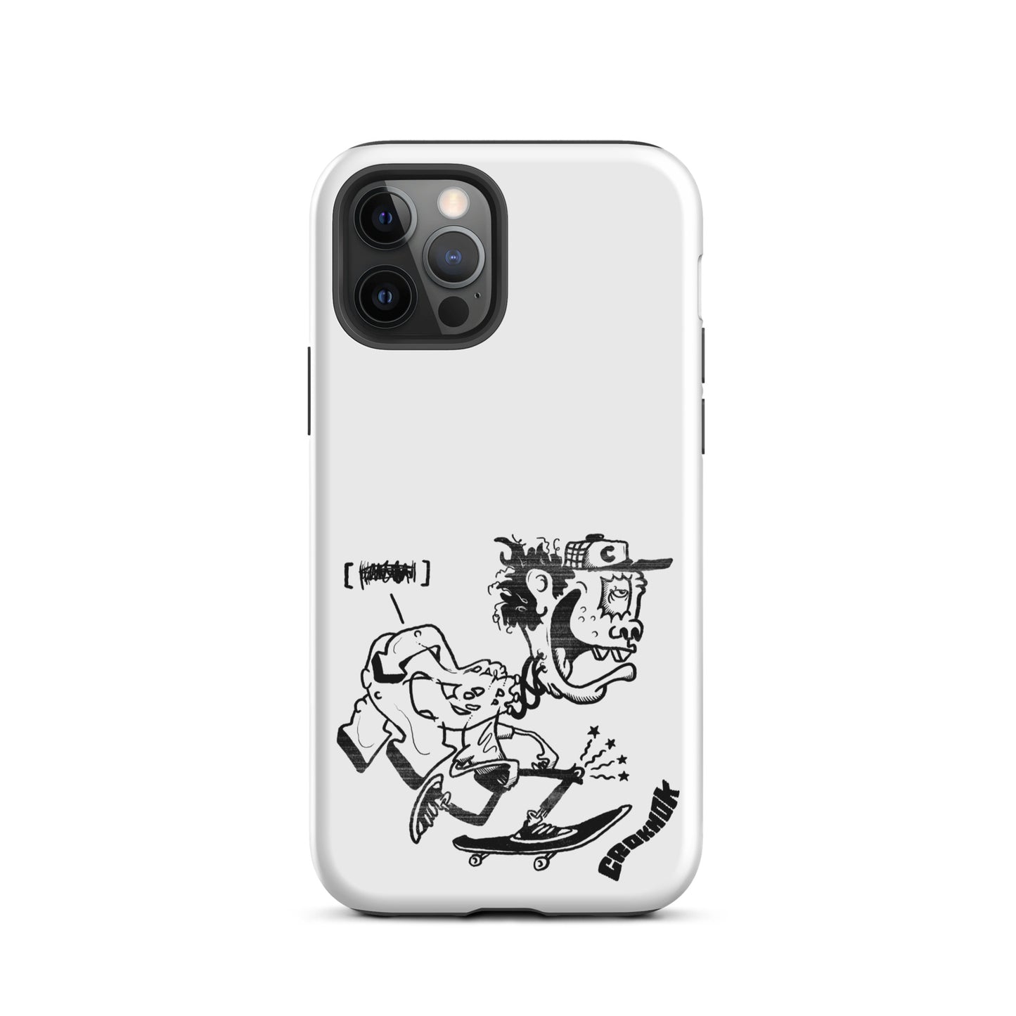 iPhone case - Skateboarding AS0017 White