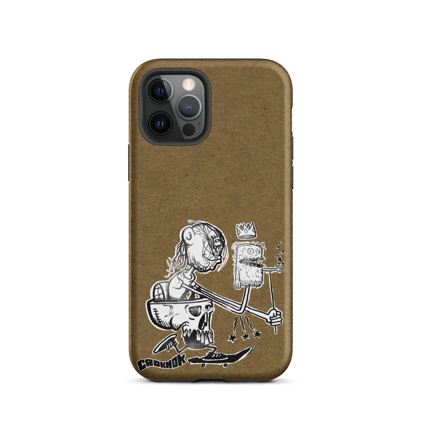 iPhone case - Skateboarding AS0019 Brown