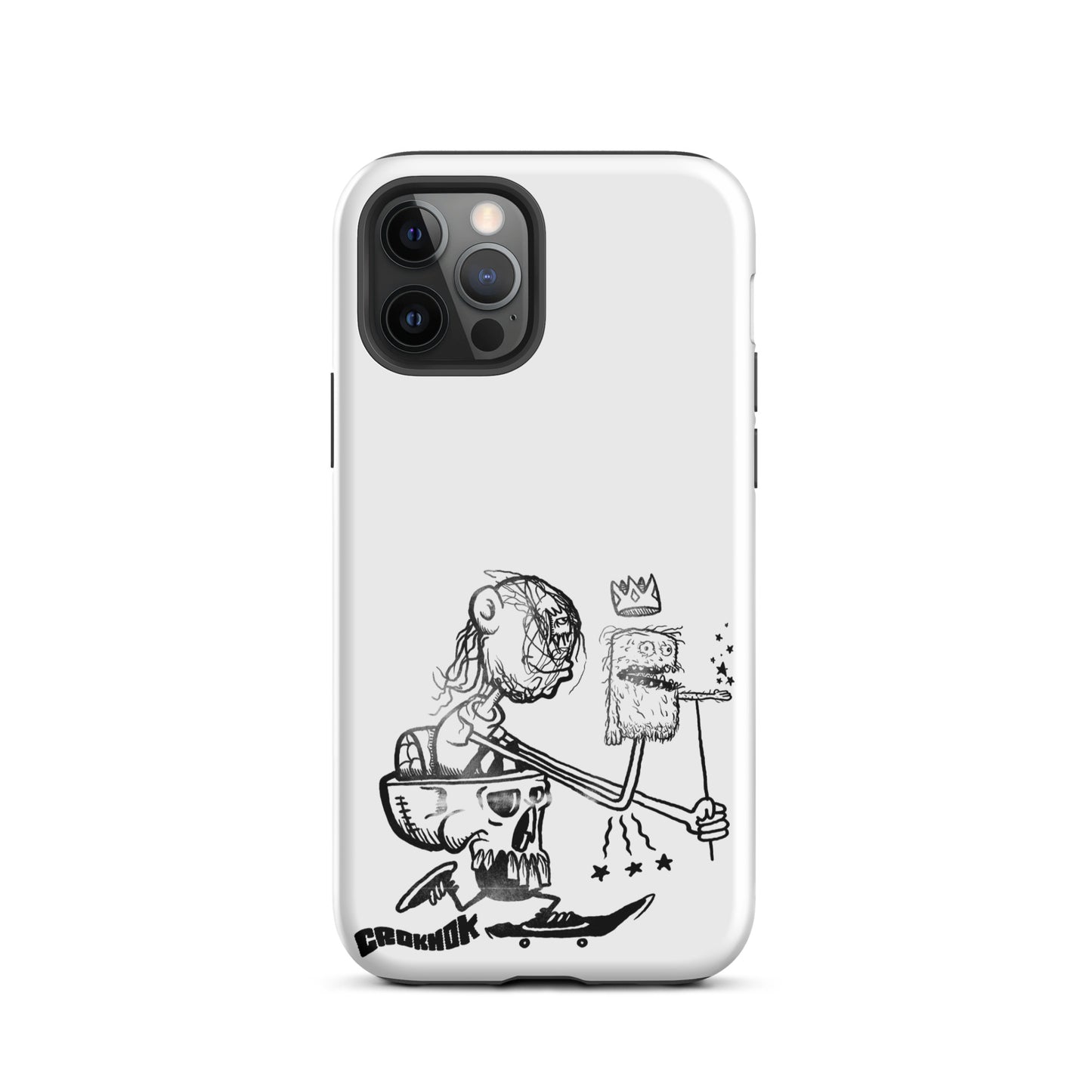 iPhone case - Skateboarding AS0019 White