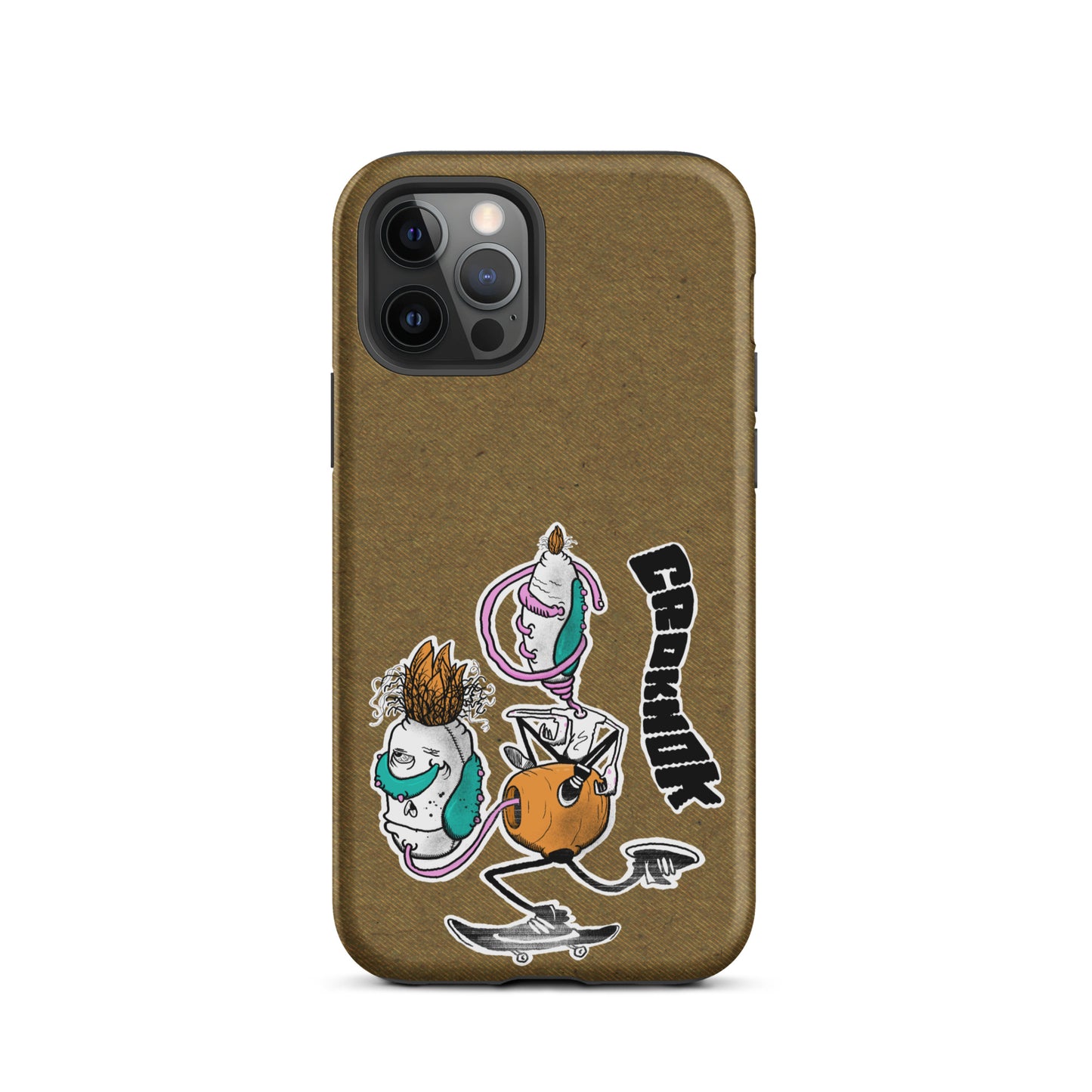 iPhone case - Skateboarding AS0025 Brown