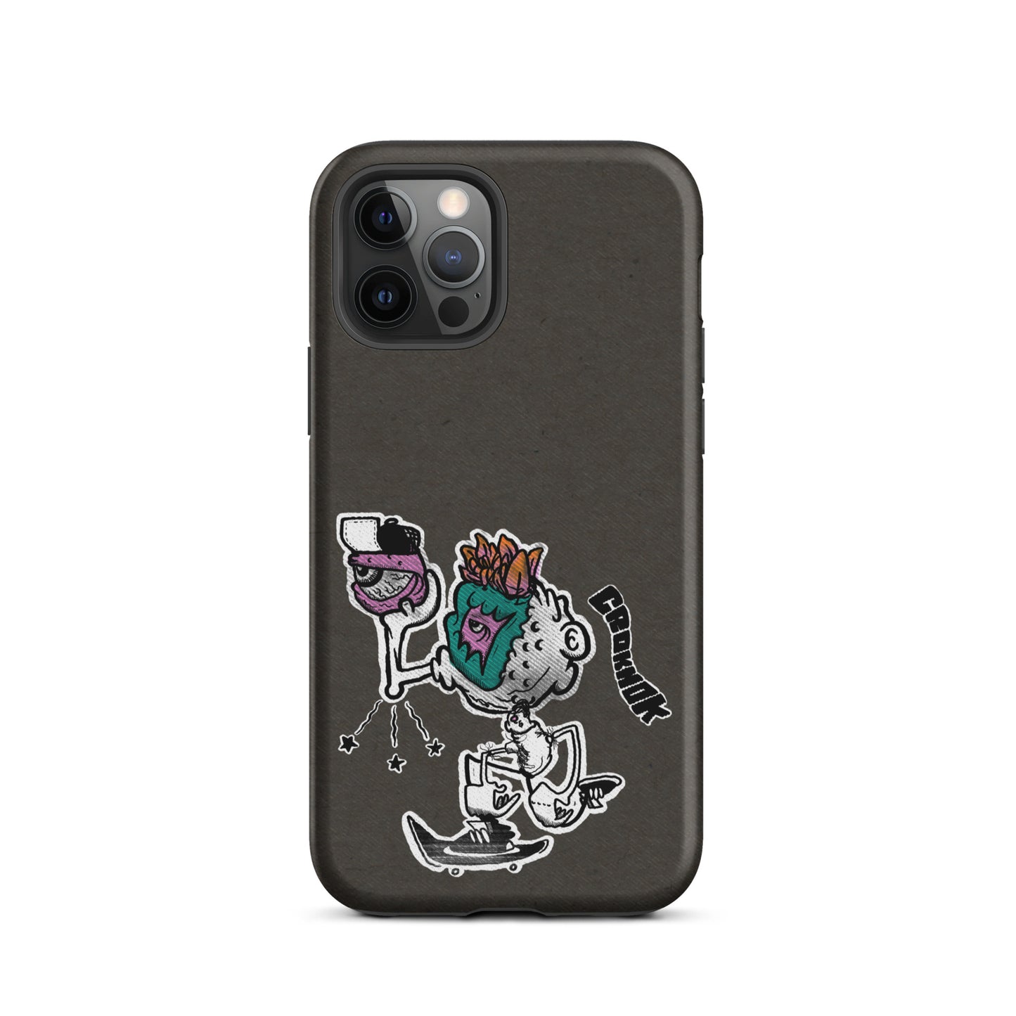 iPhone case - Skateboarding AS0025 grey