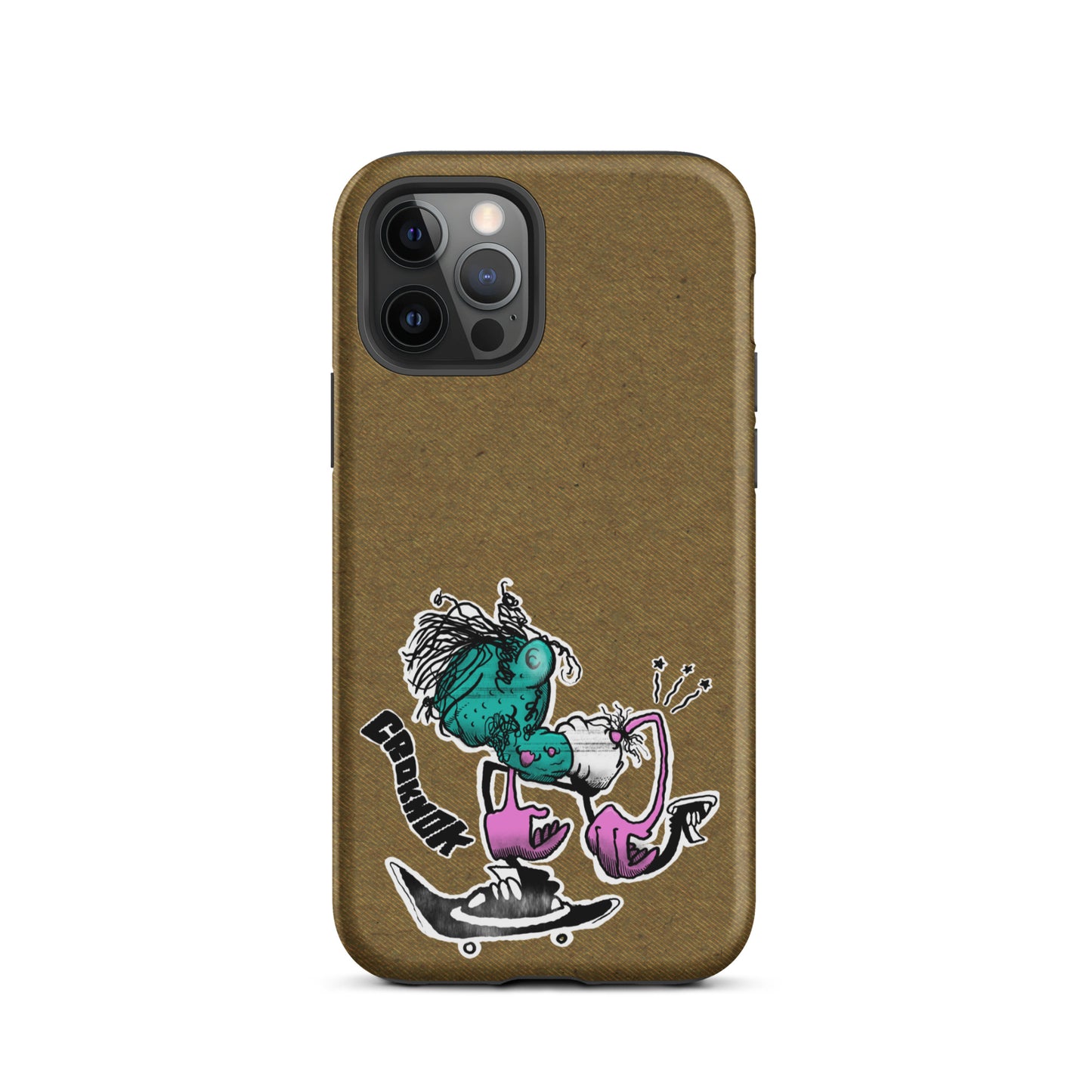 iPhone case - Skateboarding AS0028 Brown