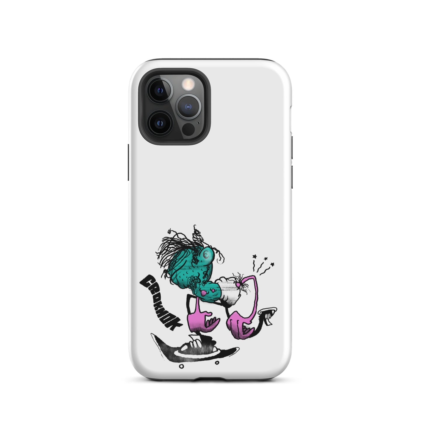 iPhone case - Skateboarding AS0028 White