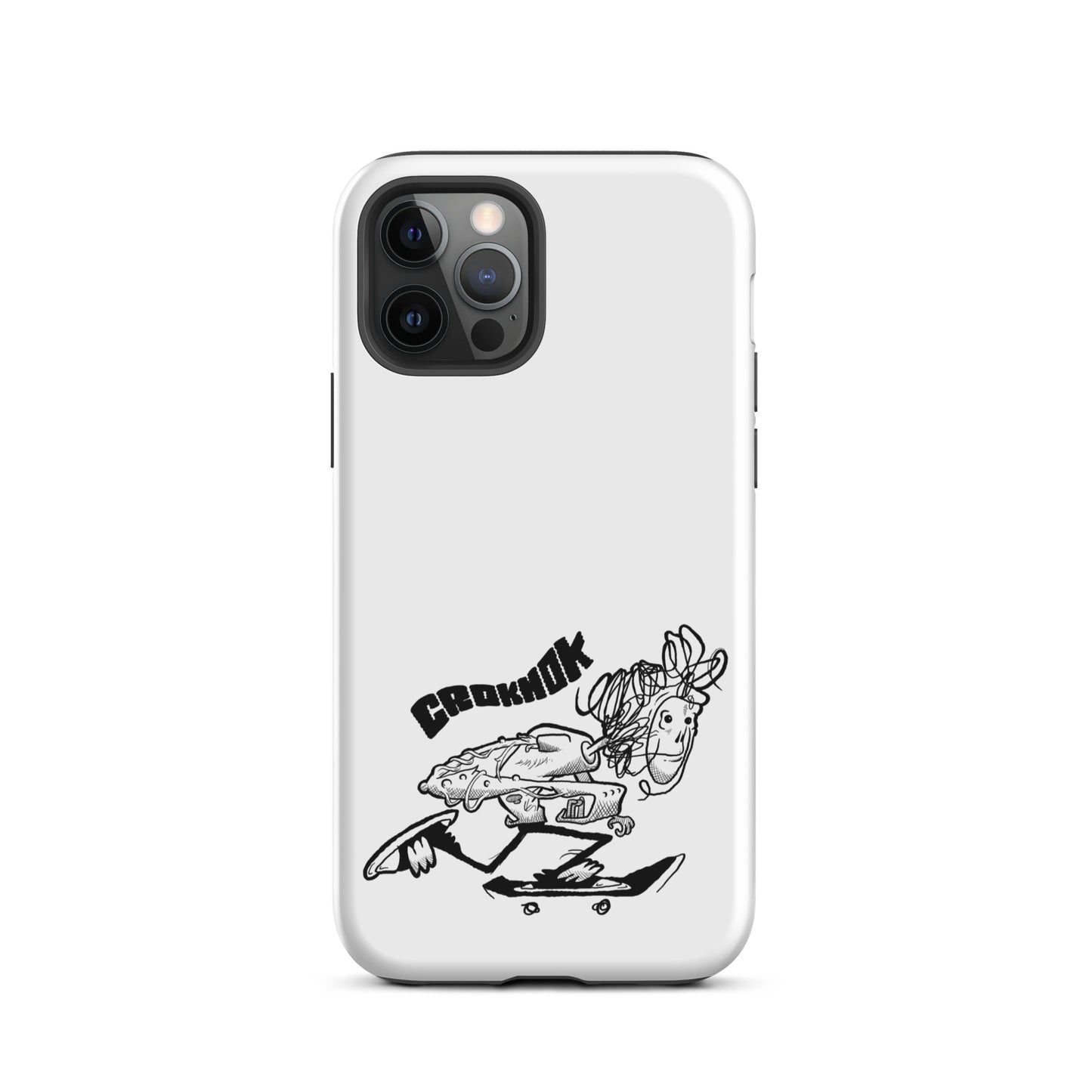 iPhone case - Skateboarding AS0039 White