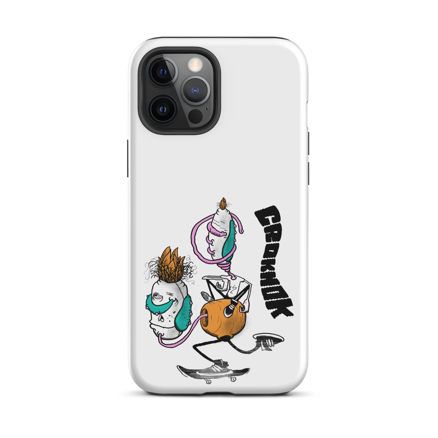 iPhone case - Skateboarding AS0025 White