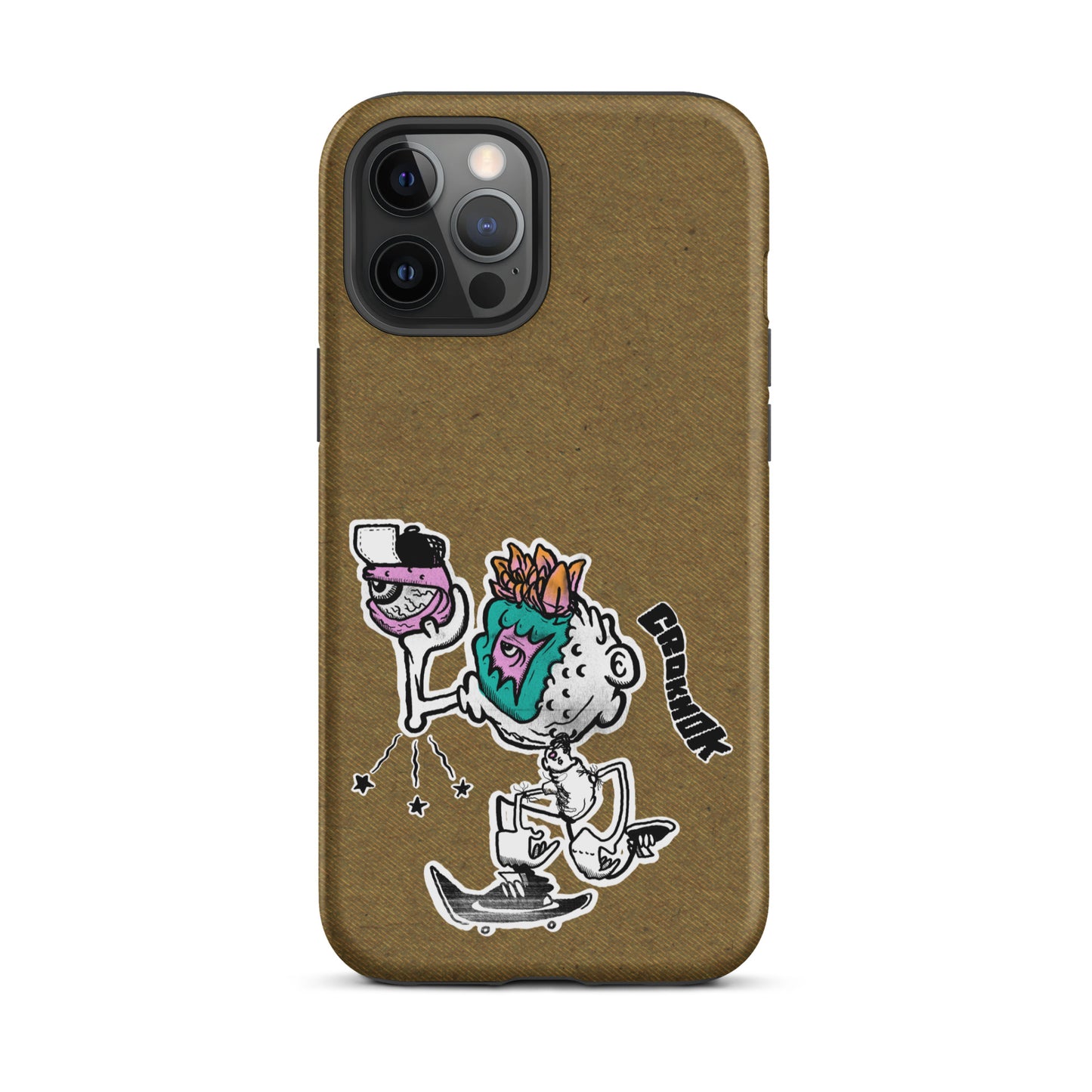 iPhone case - Skateboarding AS0025 Brown