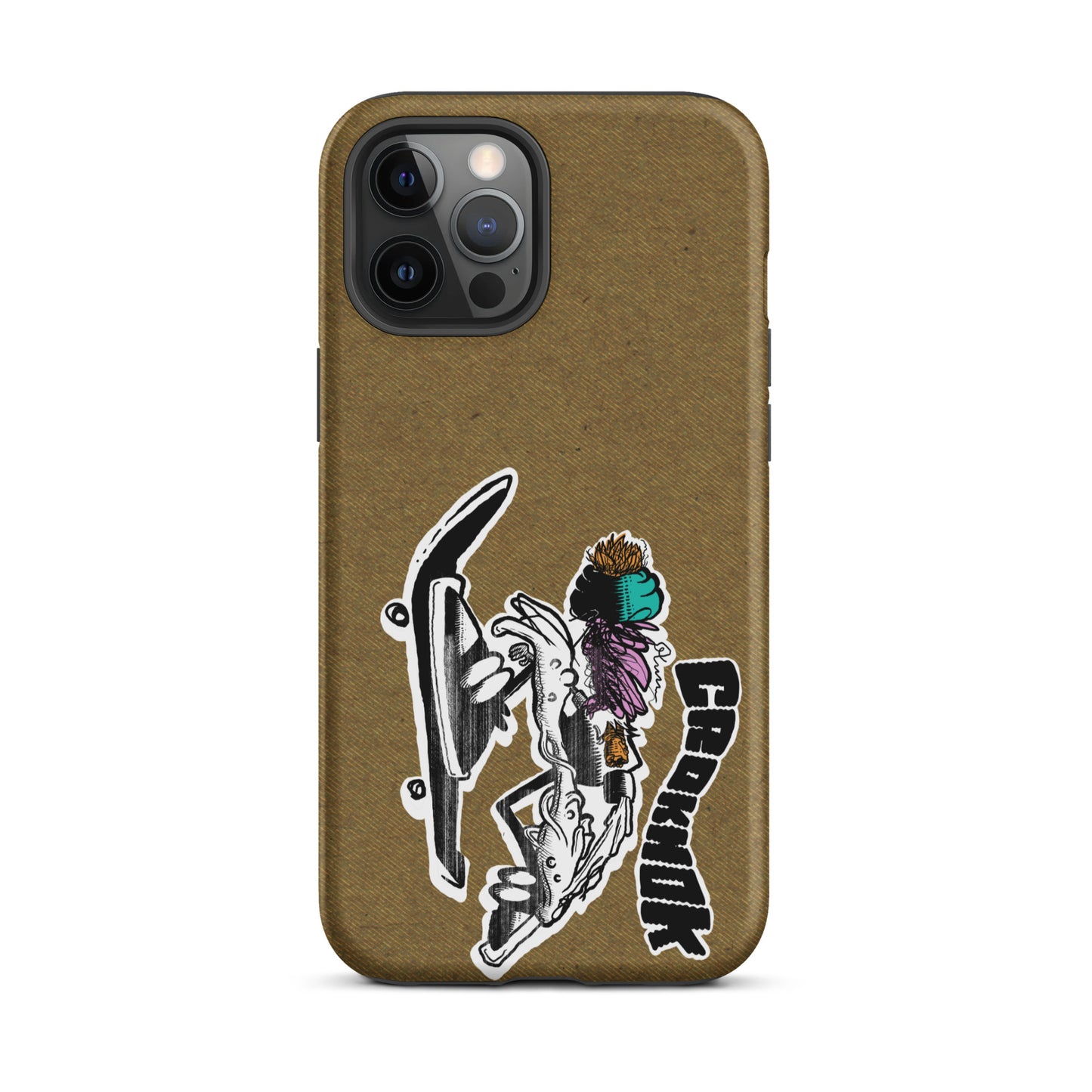 iPhone case - Skateboarding AS0035 Brown