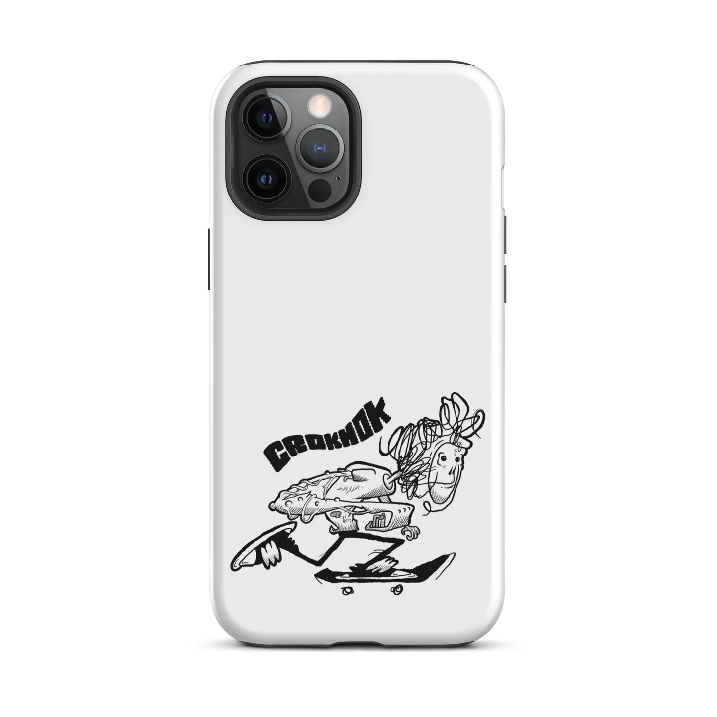 iPhone case - Skateboarding AS0039 White