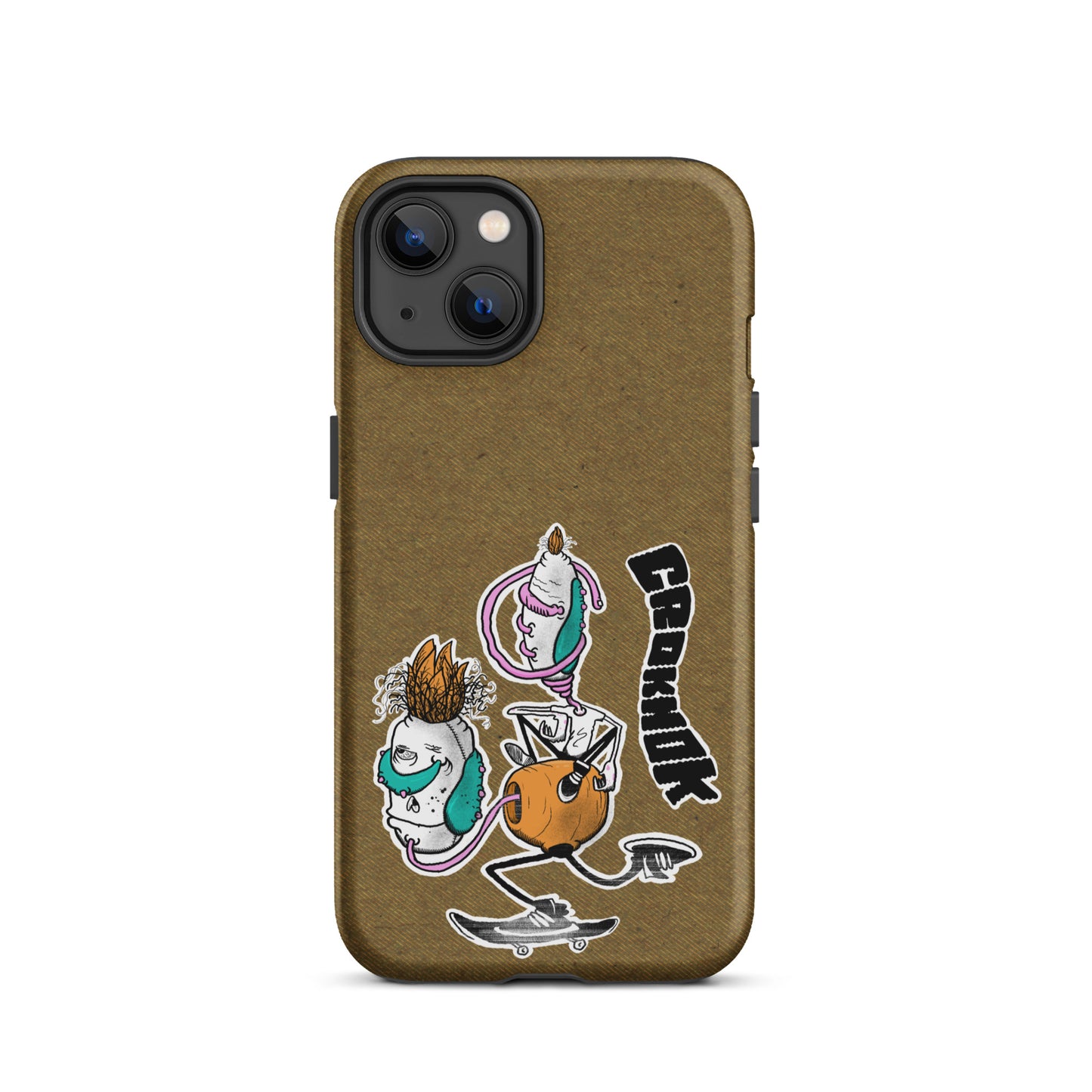 iPhone case - Skateboarding AS0025 Brown