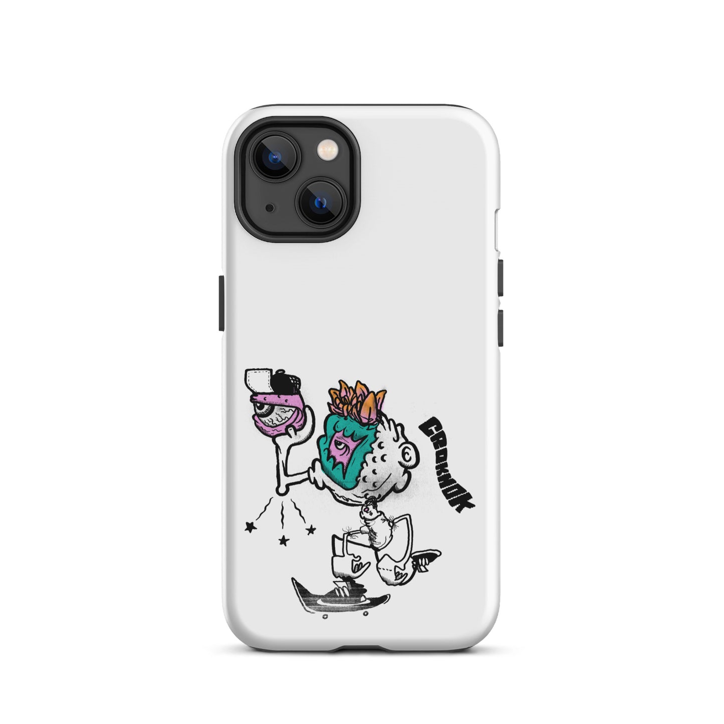 iPhone case - Skateboarding AS0025 White